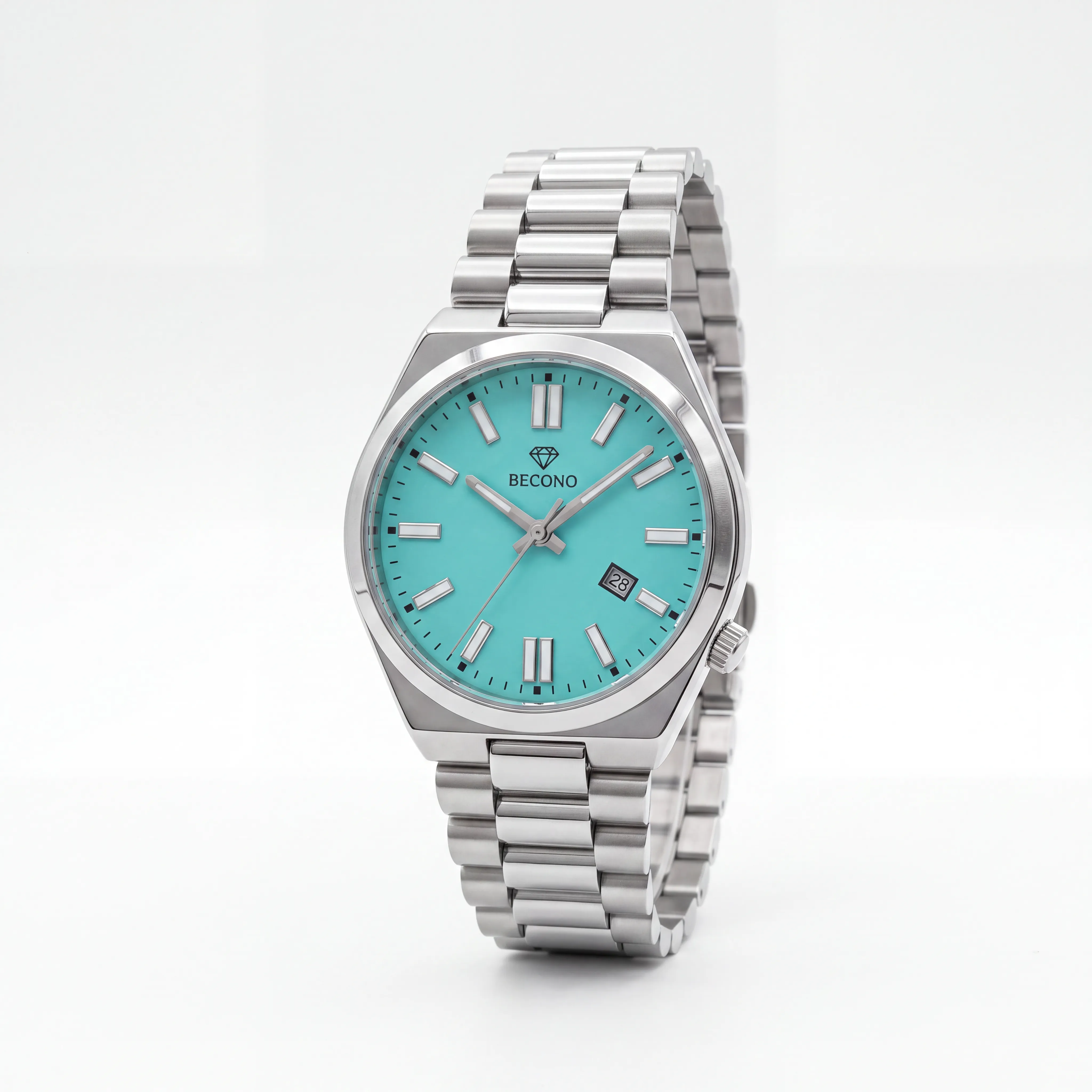 Beconq Imperial Sapphire Çelik Kordon Erkek Kol Saati (133)