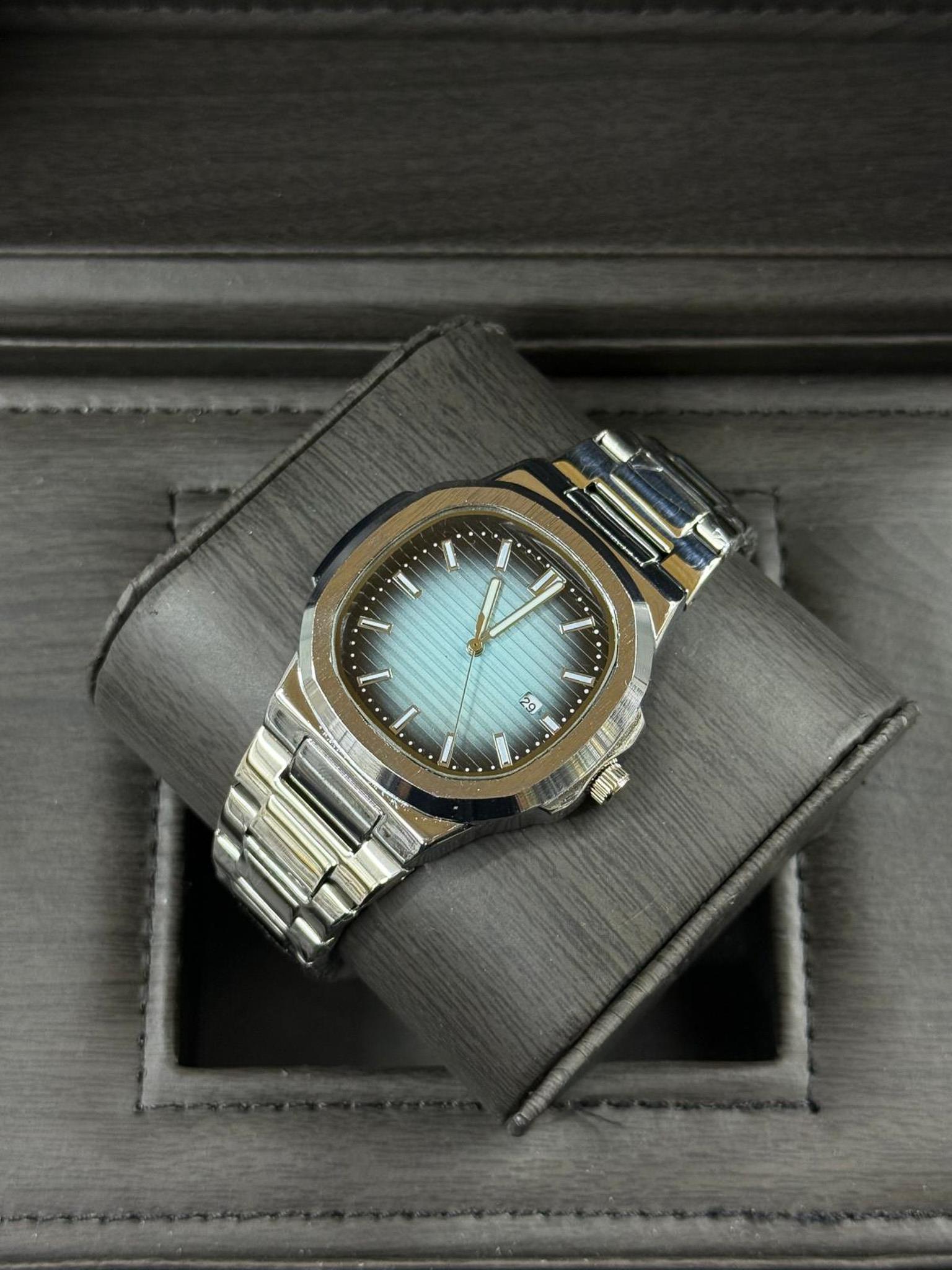 Çelik Kordon Lüks Erkek Kol Saati - Nautilus Serisi (34)