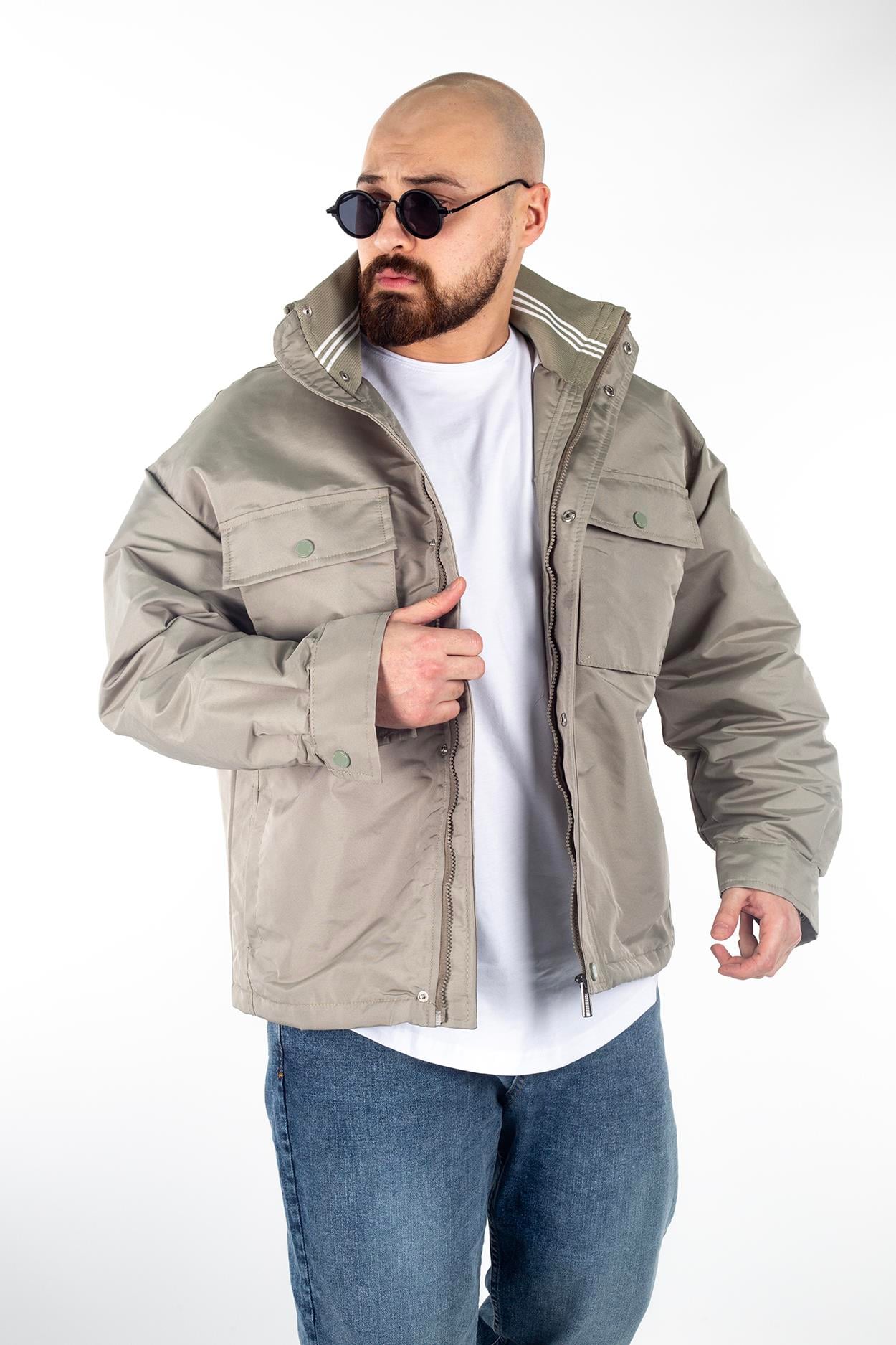 Cep Detaylı Bomber Ceket (MEVY64)