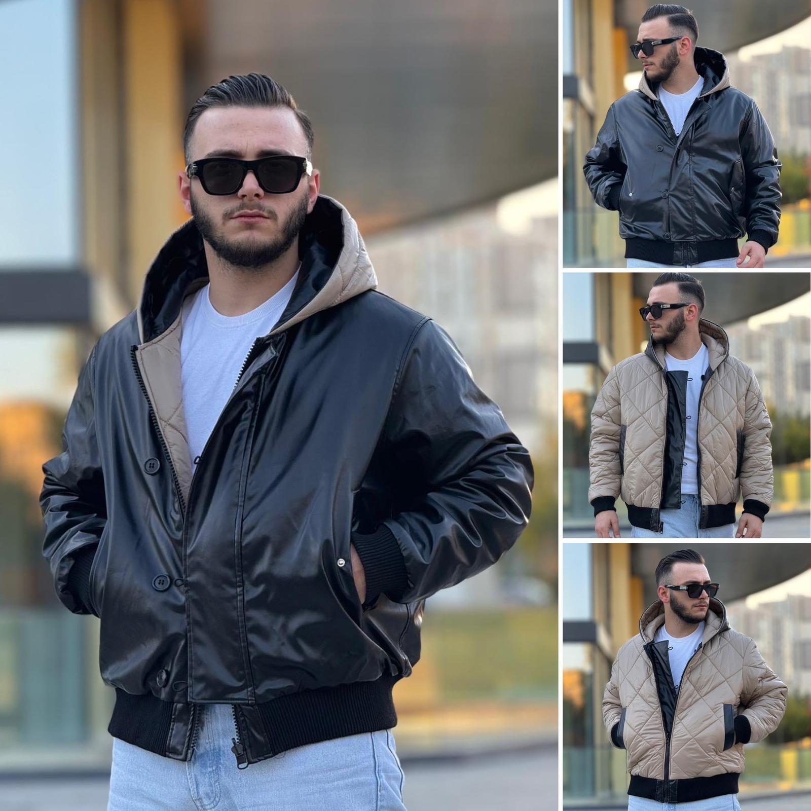 Çift Taraflı Deri Mont (İGK13)