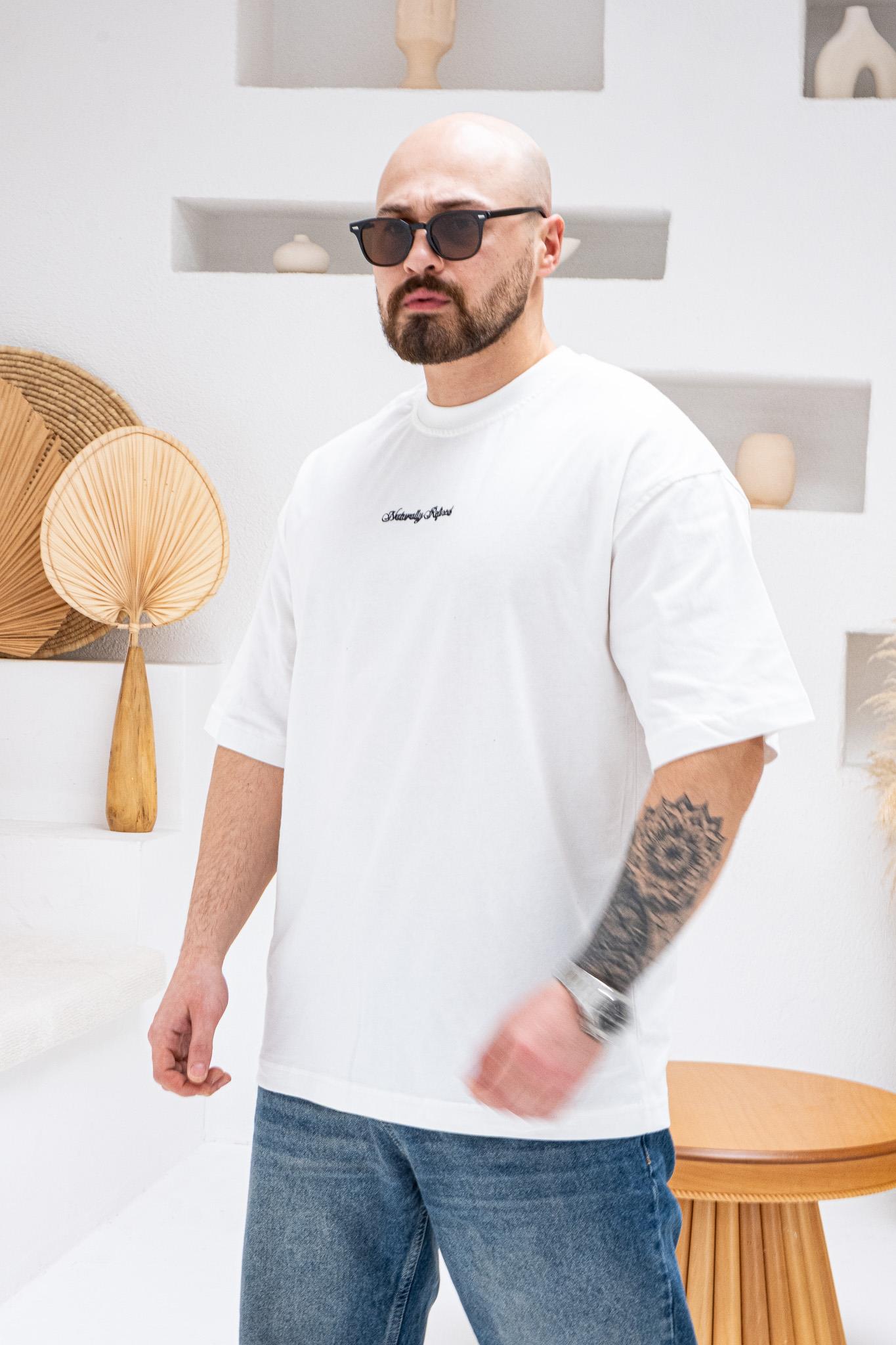 Dog Sırt Baskılı Rahat Kalıp T-Shirt(TSB70)