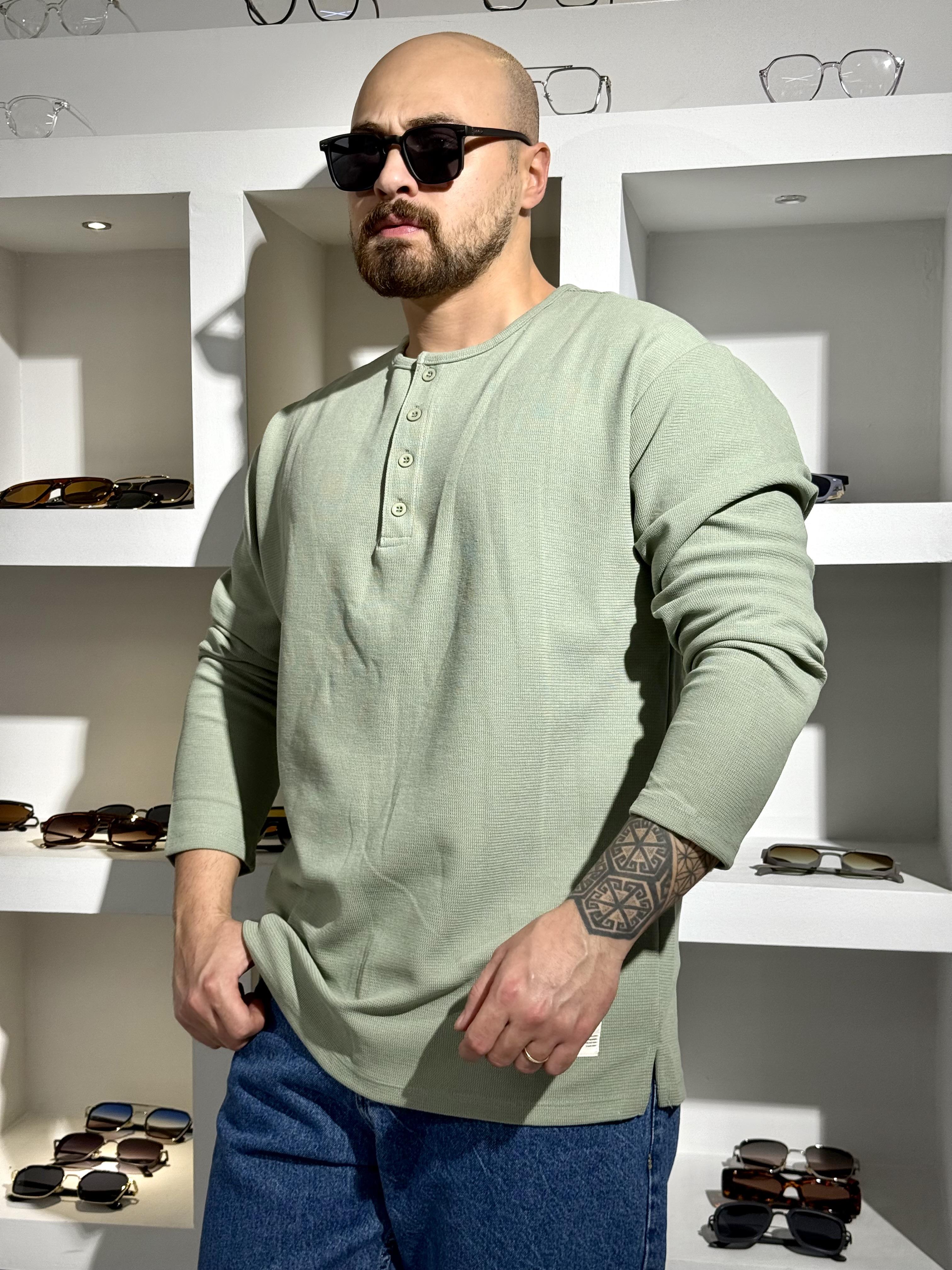 Düğme Detaylı Kampanyalı Sweatshirt (SVTY78)