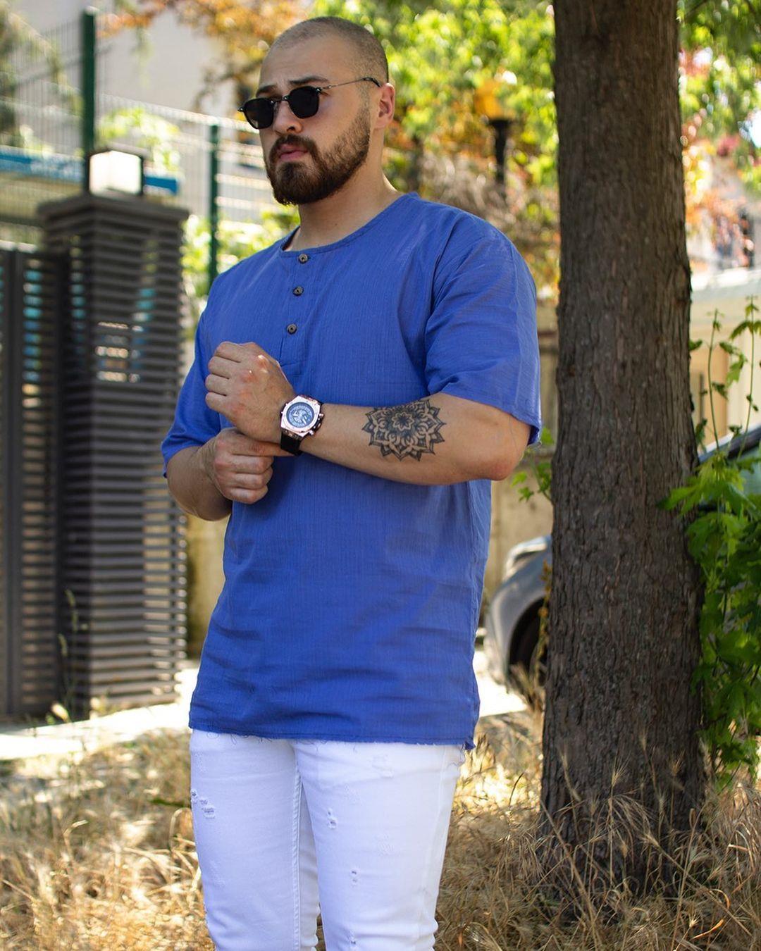 Düğmeli Keten Gömlek (KÜ - GMM12)
