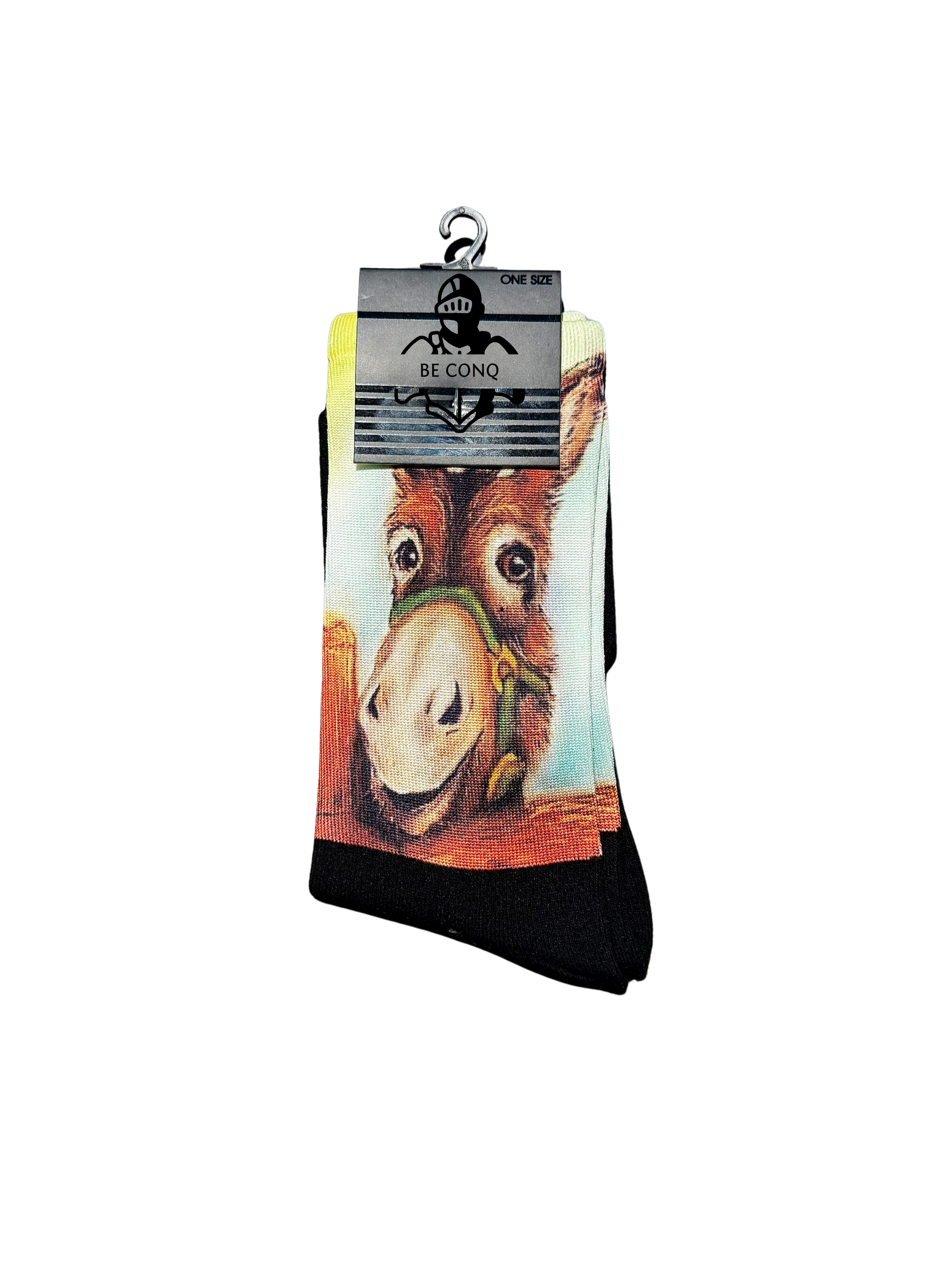 Eşek Baskılı Unisex Çorap