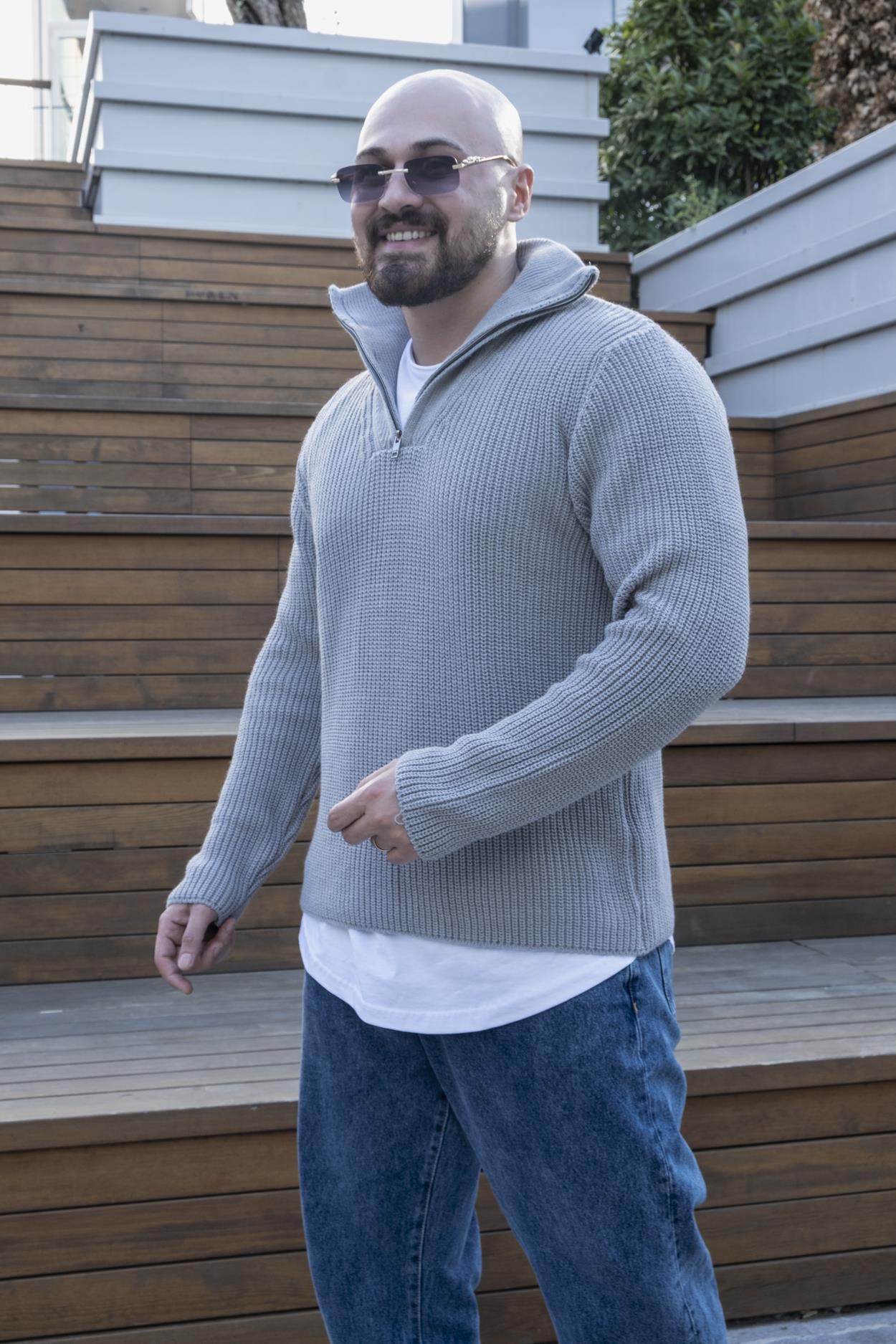 Fermuarlı Örme Kazak (SVTG20)