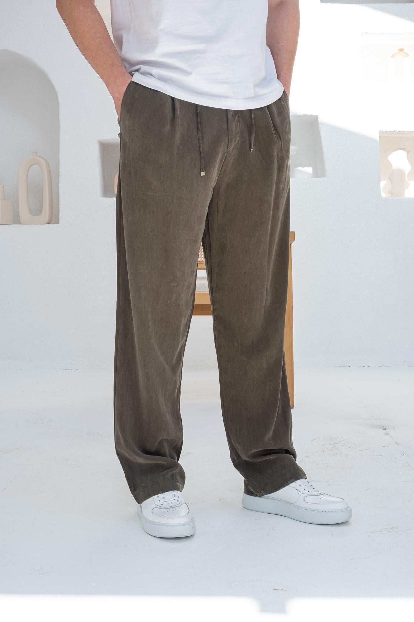 Fırçalı Modal Kumaş Rahat Kalıp Jogger (JGH32)