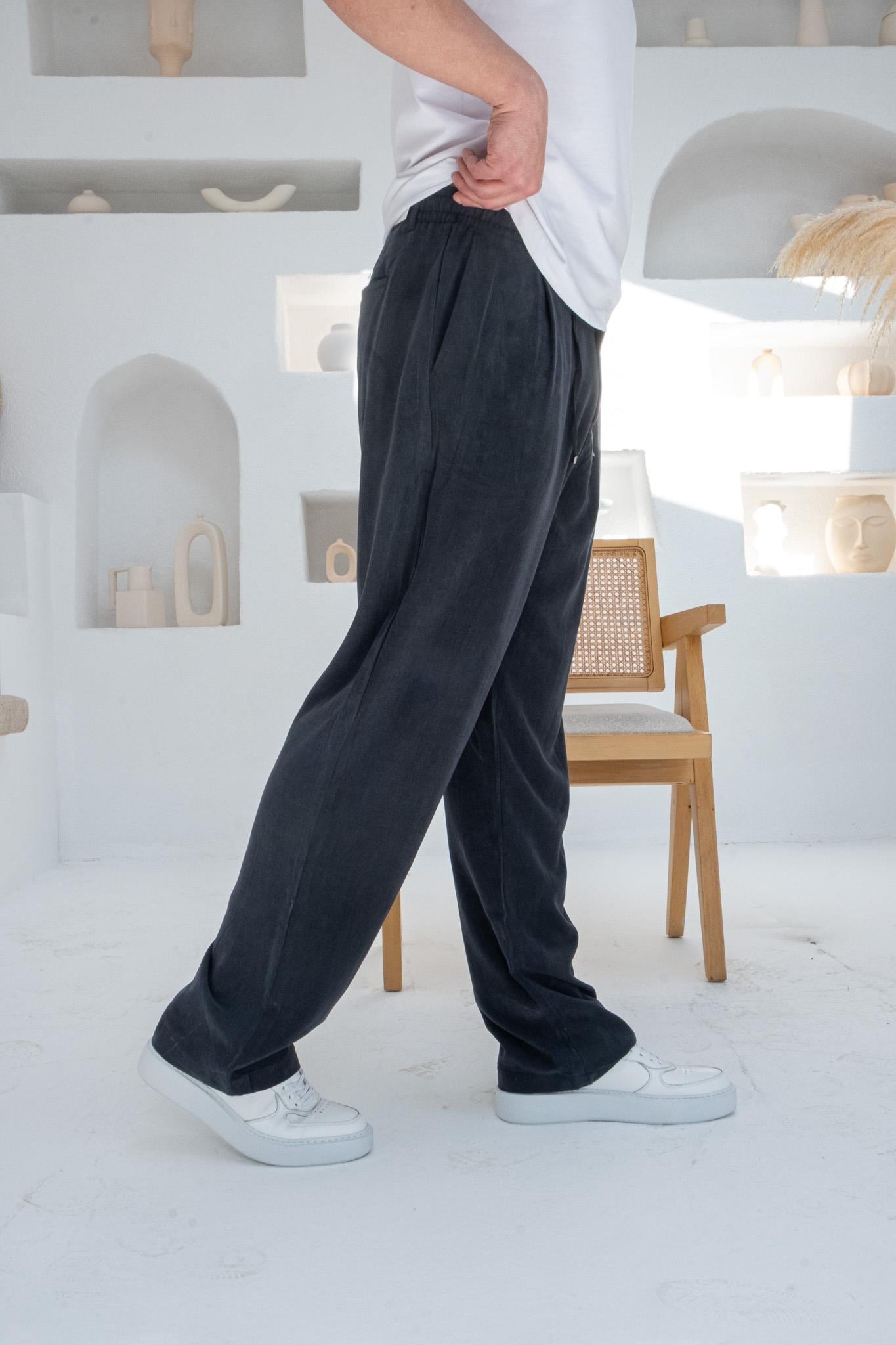 Fırçalı Modal Kumaş Rahat Kalıp Jogger (JGS32)