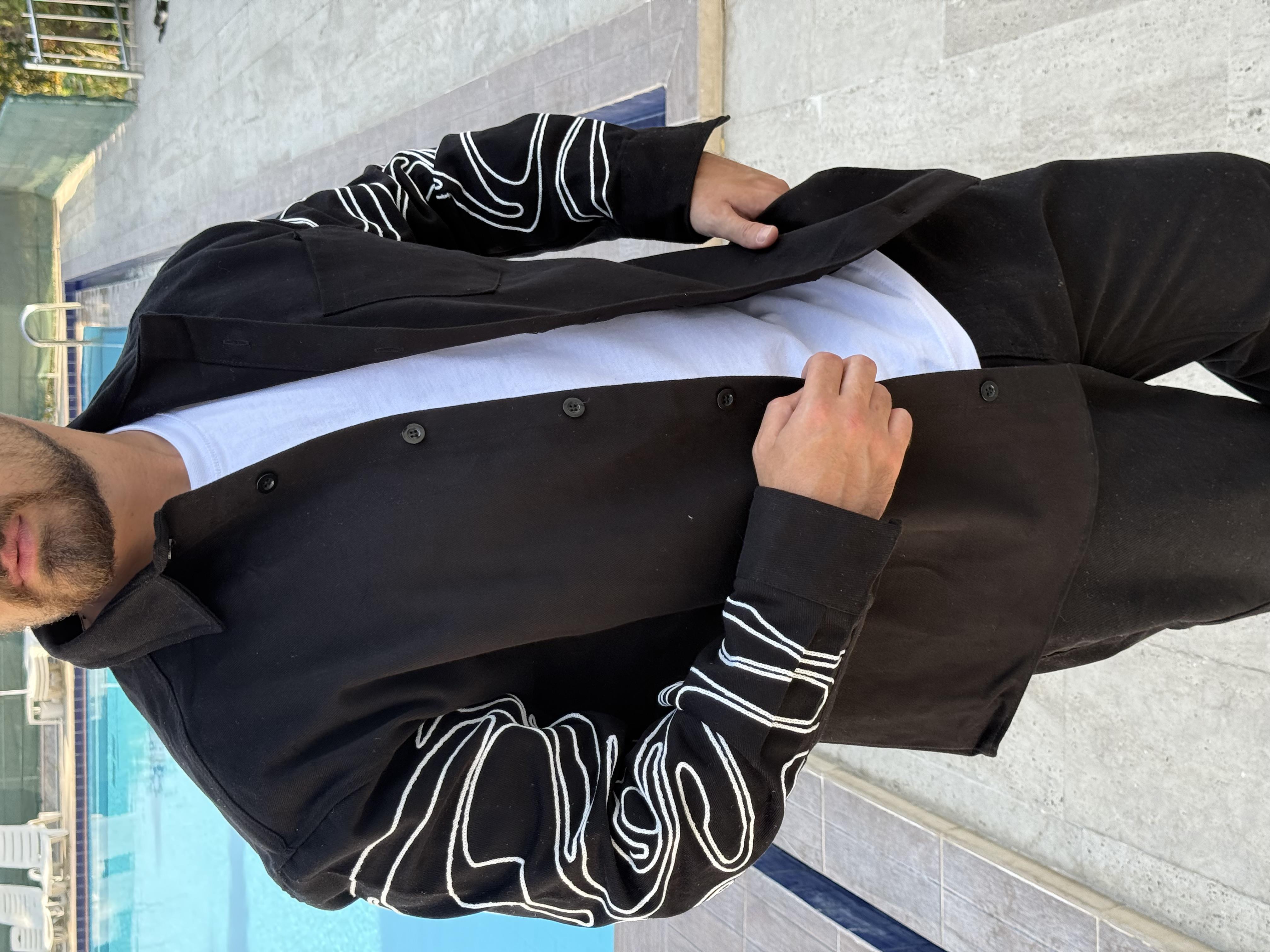 Gabardin Kumaş Rahat Kalıp Ceket (MEVS42)