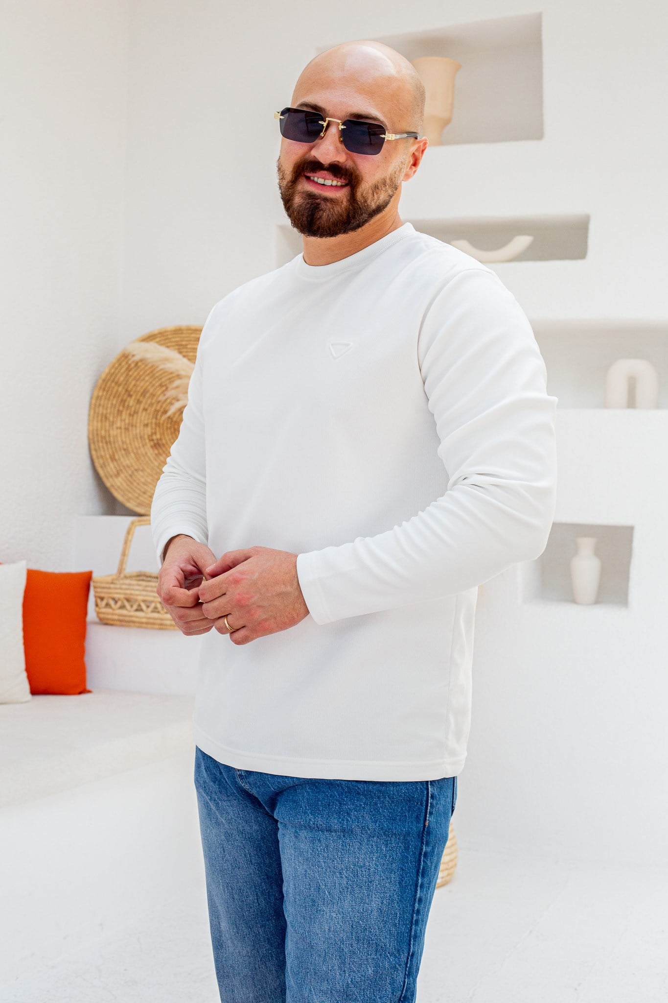 İçi Pamuklu Regular Fit Sweatshirt (SVTB58)