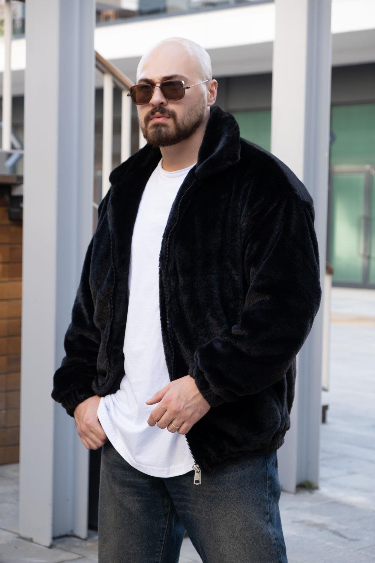 İthal Kumaş Peluş Ceket (MEVS28)