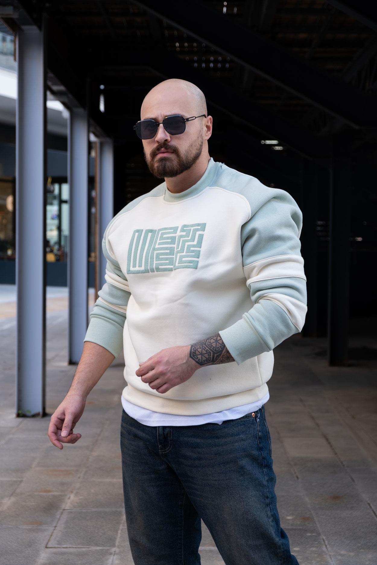 Kabartma Baskı Detaylı Sweatshirt (SVTK32)