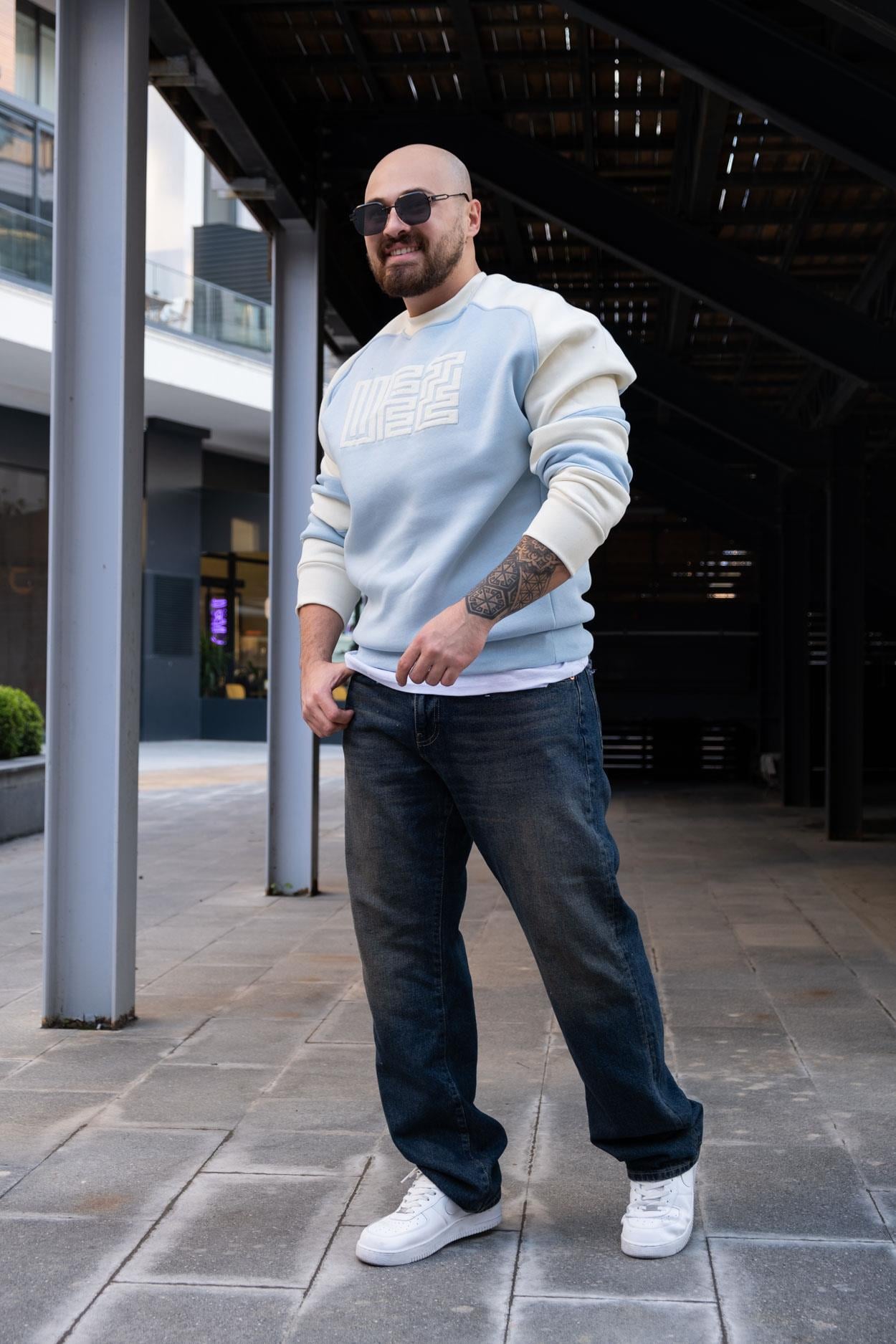 Kabartma Baskı Detaylı Sweatshirt (SVTM32)