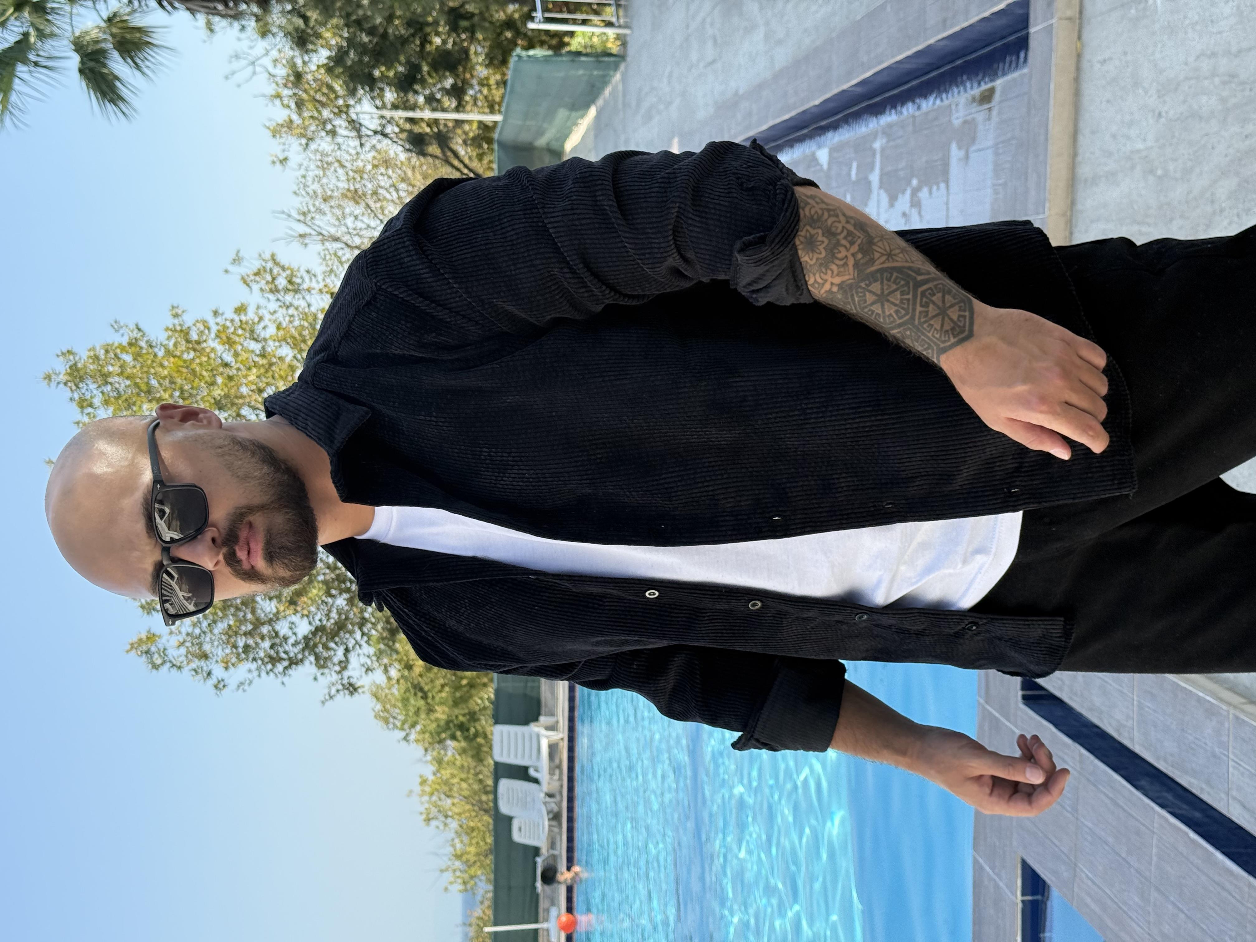 Kadife Kumaş Rahat Kalıp Gömlek (GMS44)