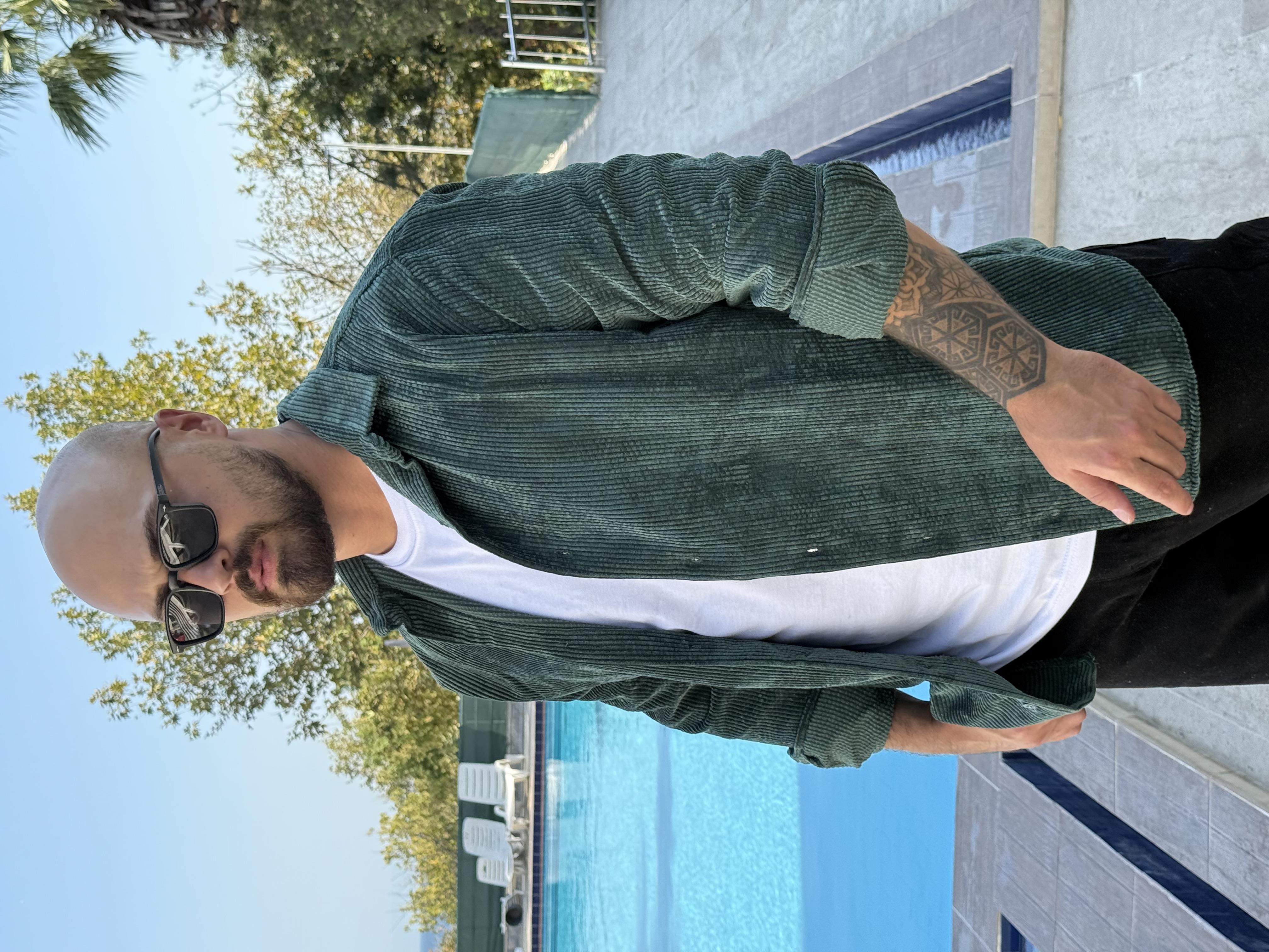 Kadife Kumaş Rahat Kalıp Gömlek (GMY44)