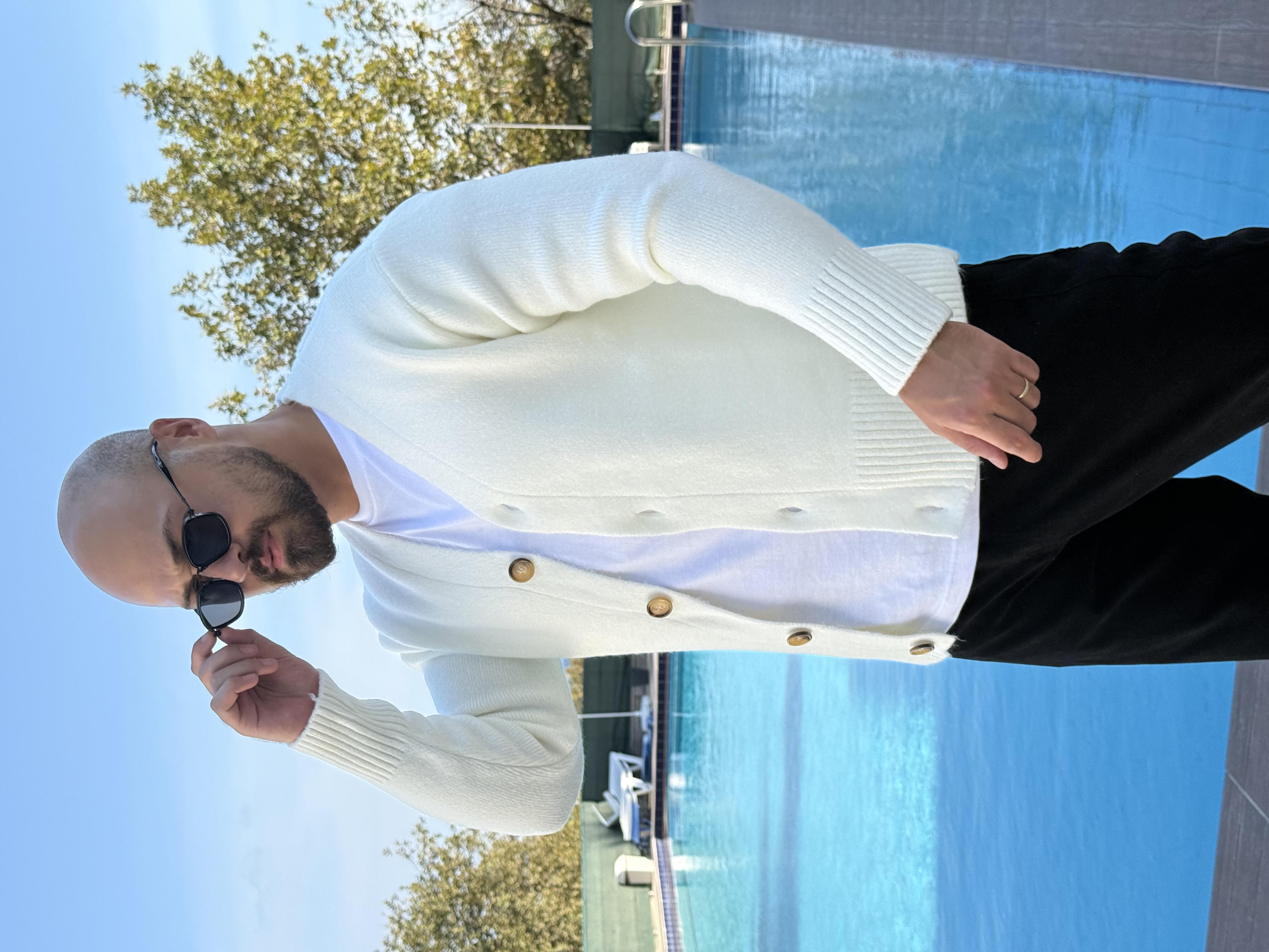Kalın, Düğmeli Hırka (MEVB44)