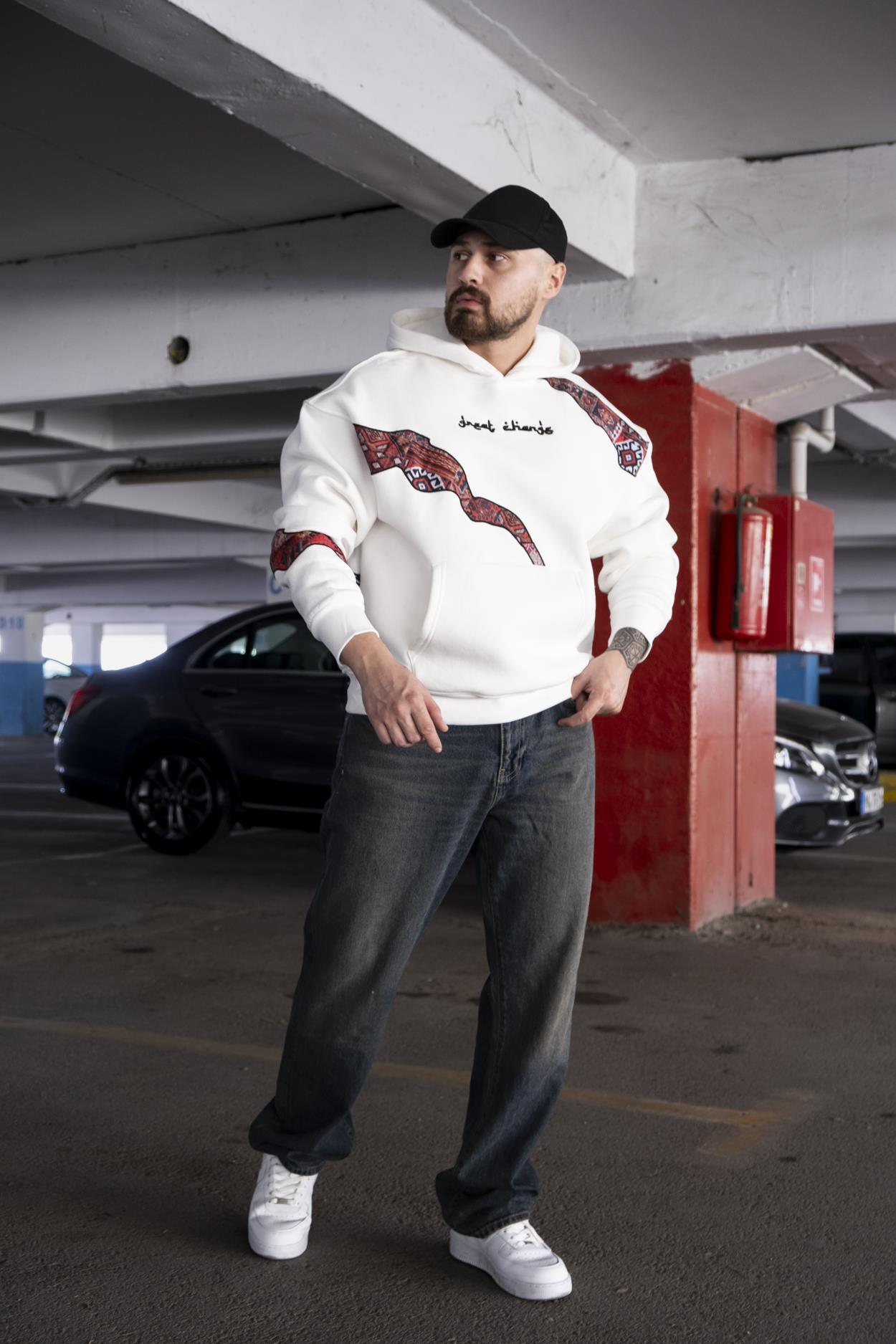 Kapüşonlu Oversize Sweatshirt (SVTB03)
