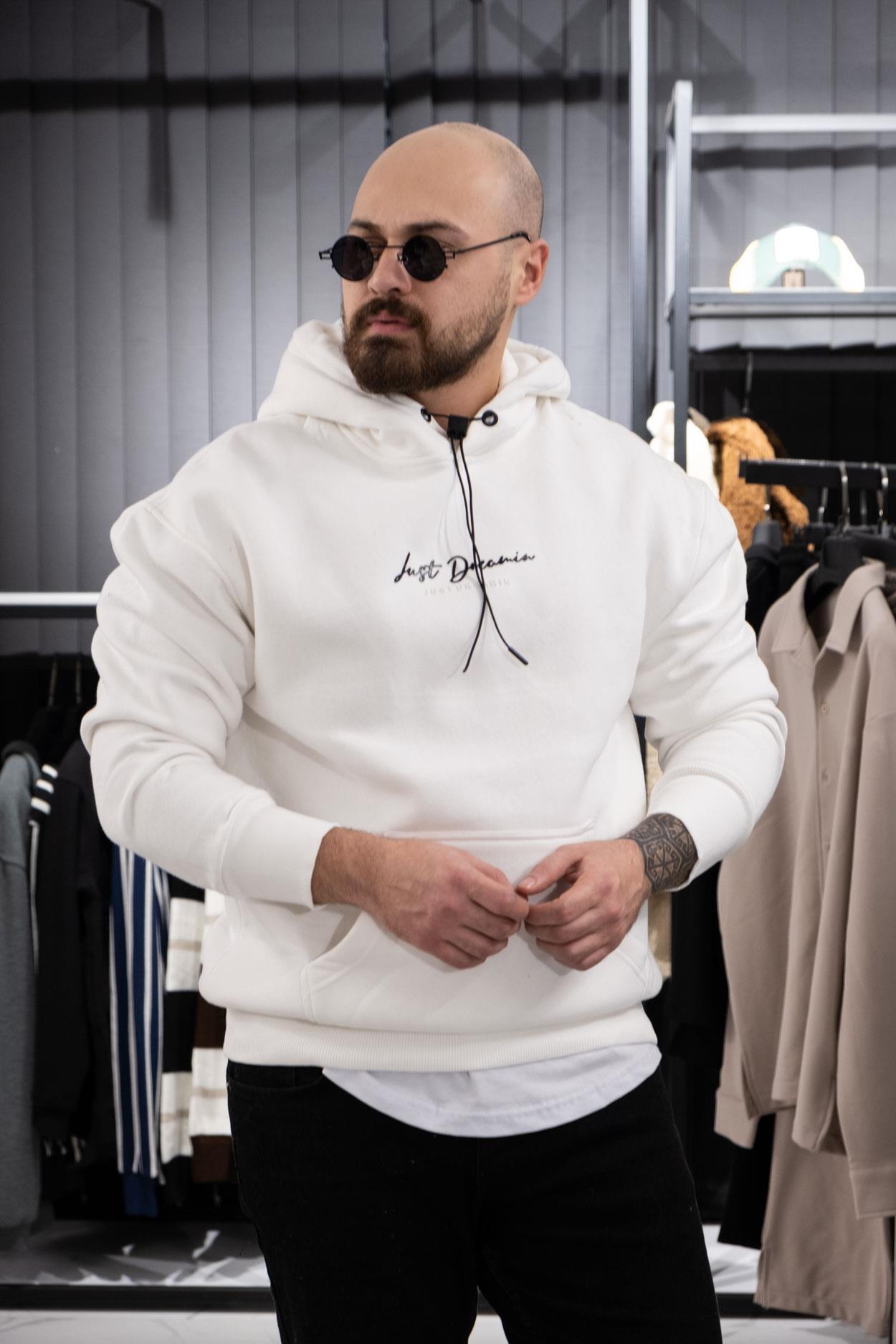 Kapüşonlu Şardonlu Sweatshirt (K-SWTB4)