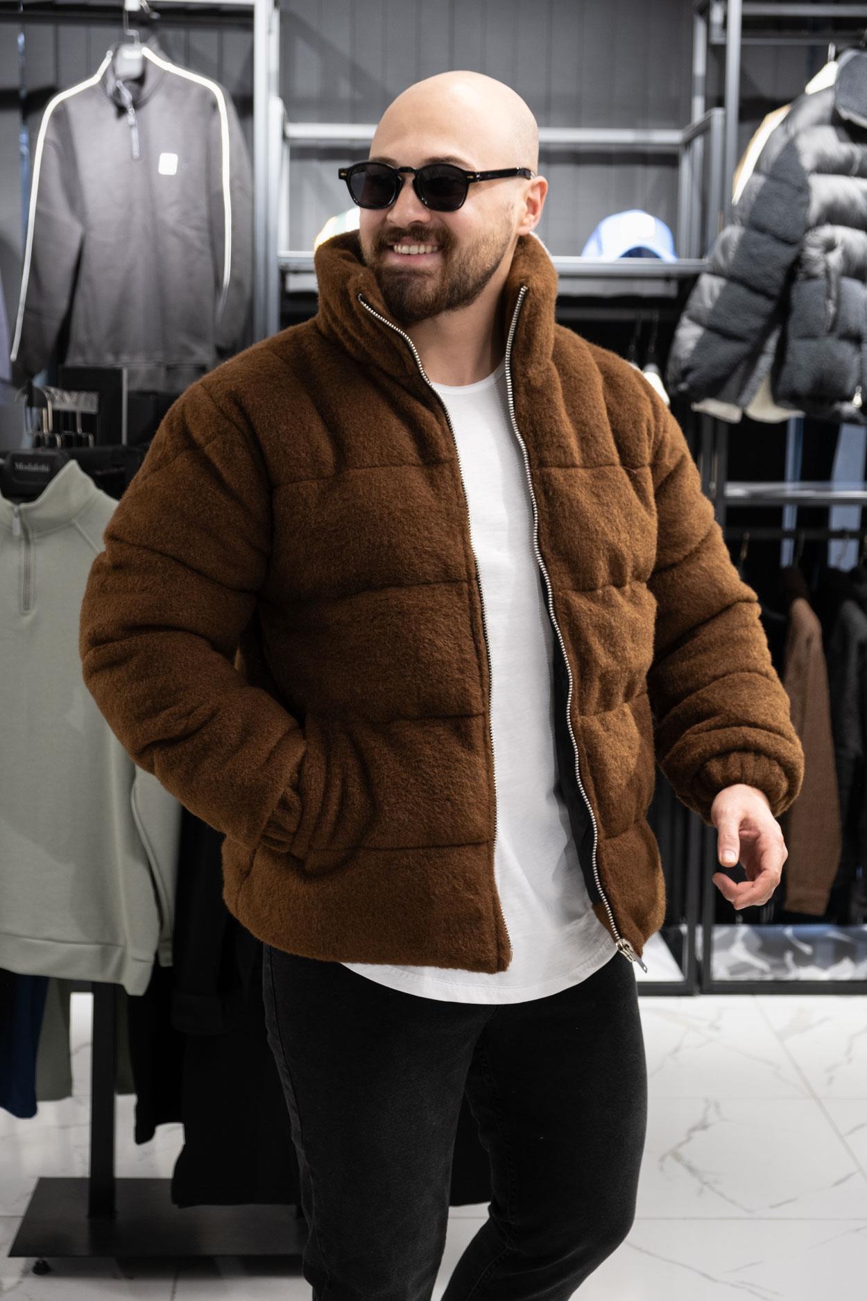 Kaşe Kumaş Şişme Mont (MRCKA01)