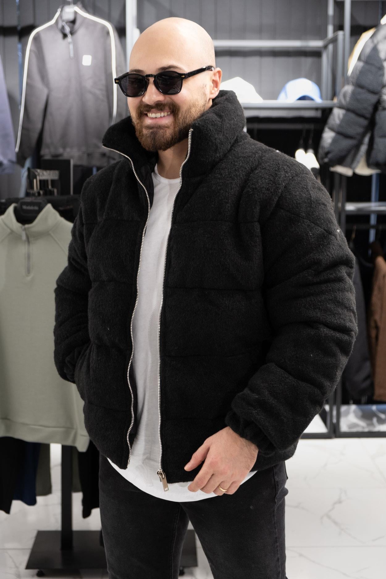 Kaşe Kumaş Şişme Mont (MRCS01)
