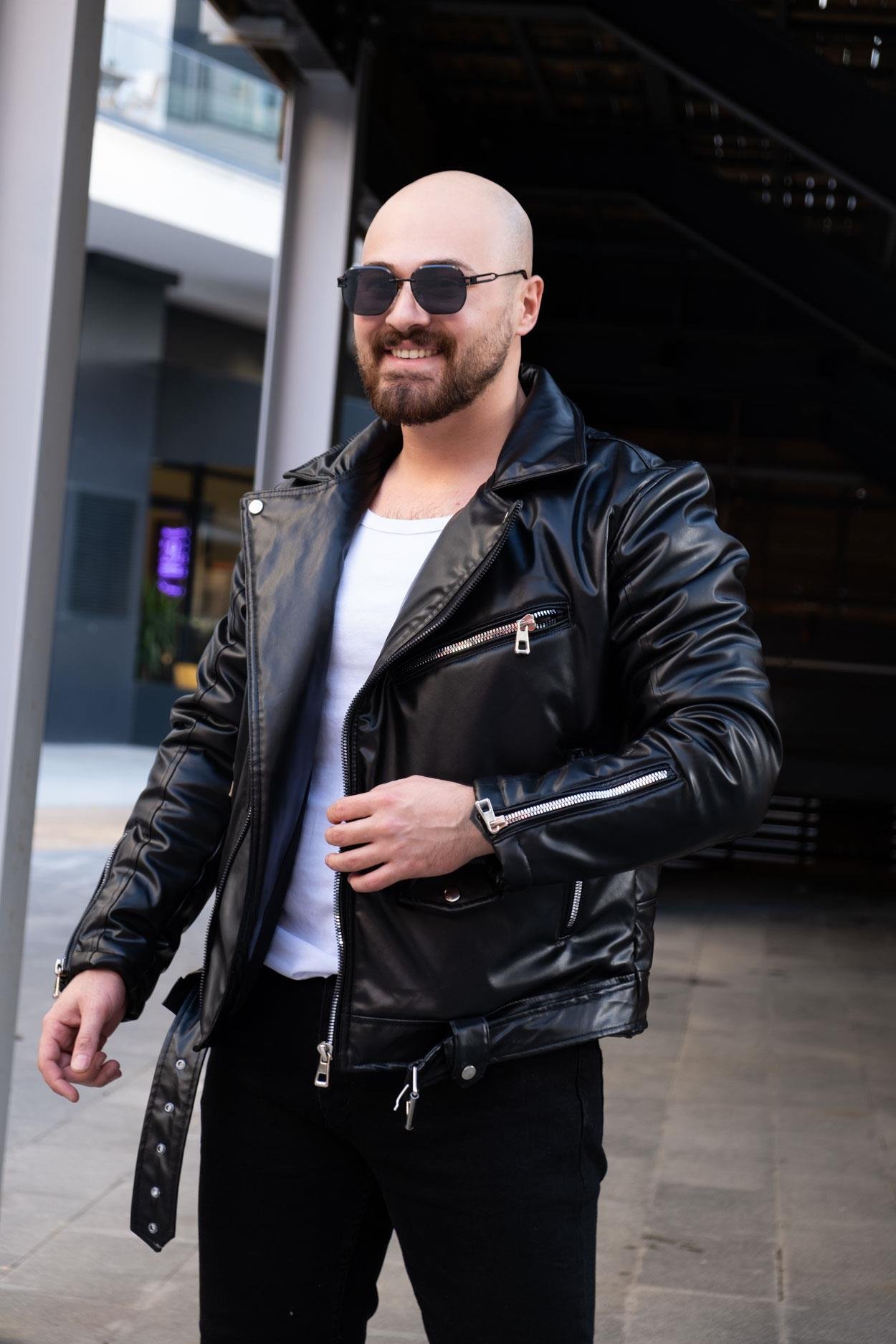 Kuzey Deri Şişme Mont (MTS21)