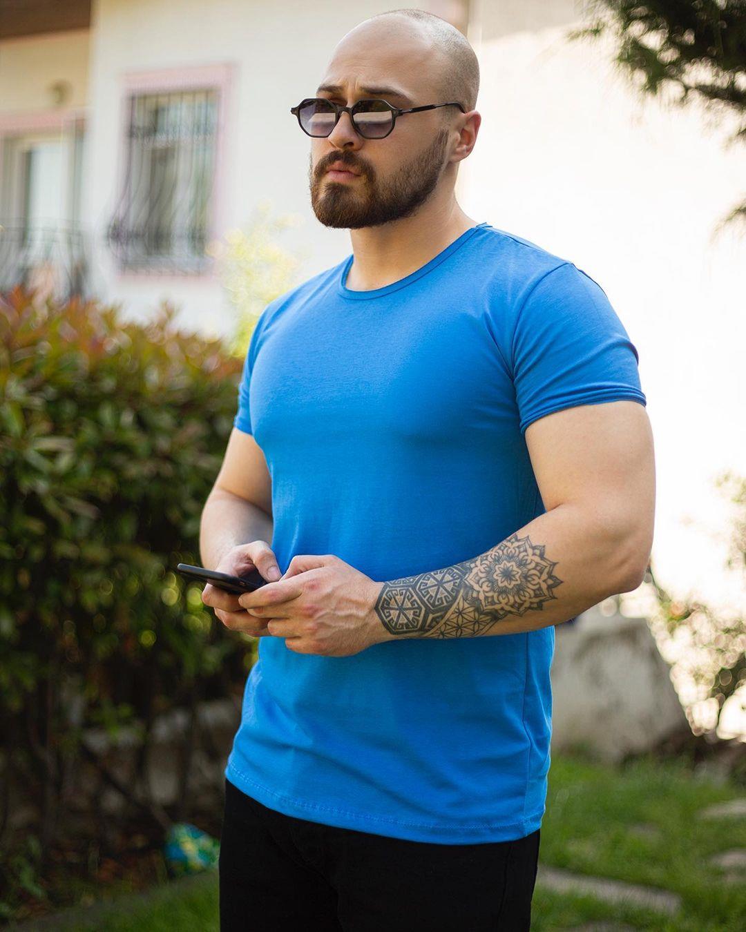 Lazer Kesim Slim Fit T-Shirt