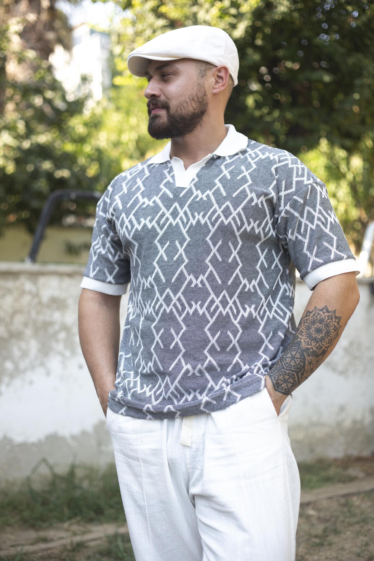 Likralı Örme Kumaş T-Shirt (TSGS85)