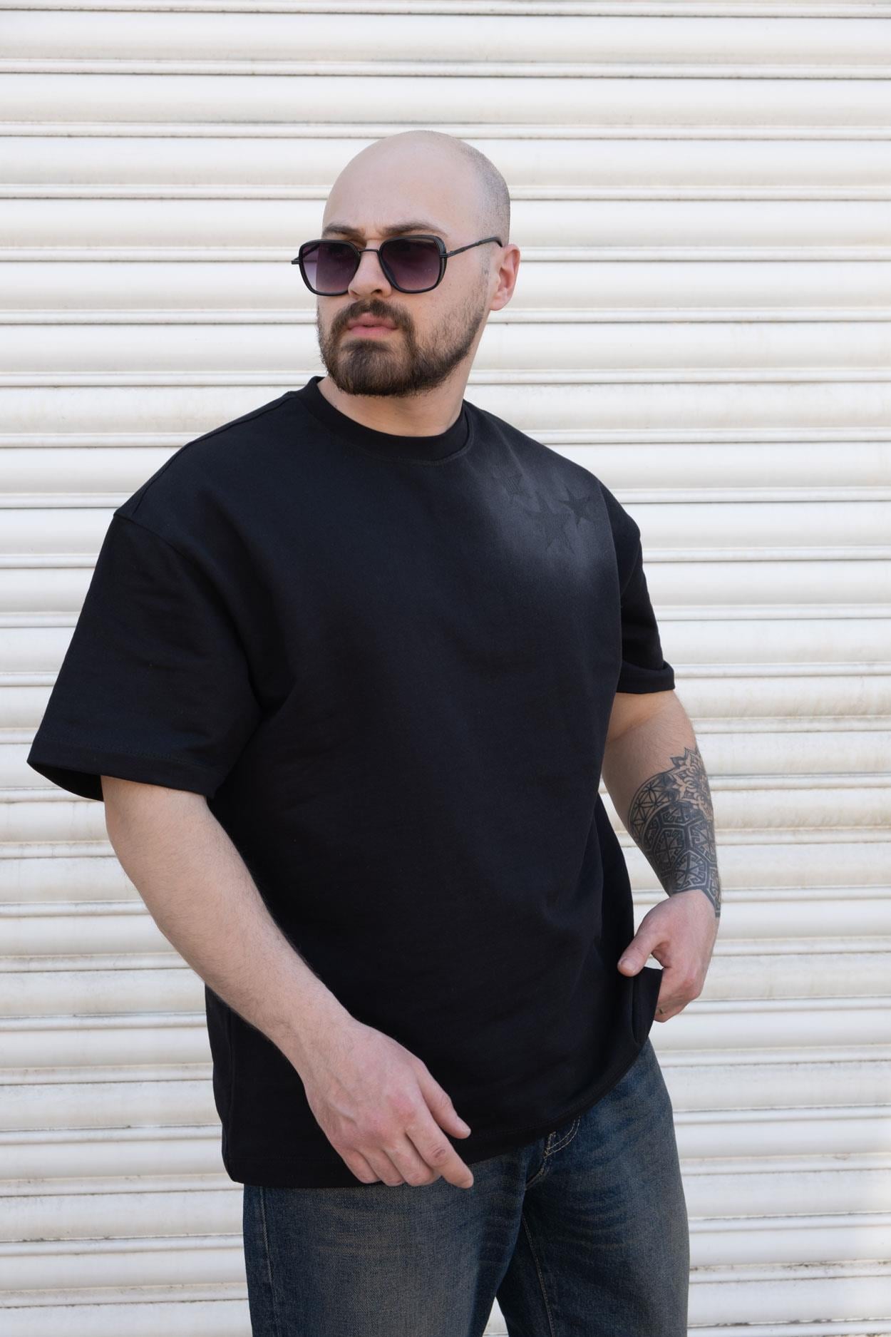 Nakış Detaylı Oversize T-Shirt (TSS06)