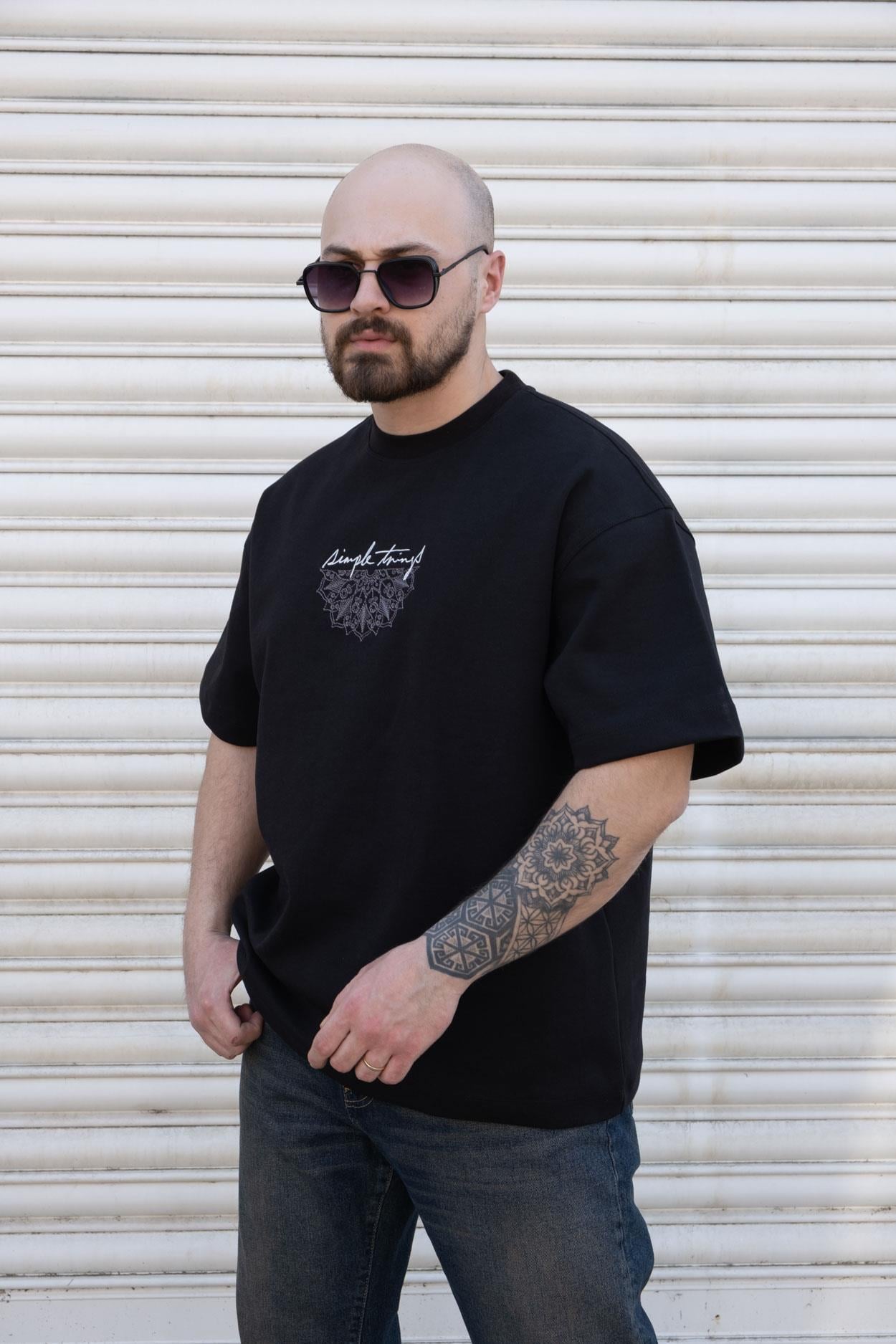 Nakış Detaylı Oversize T-Shirt (TSS07)