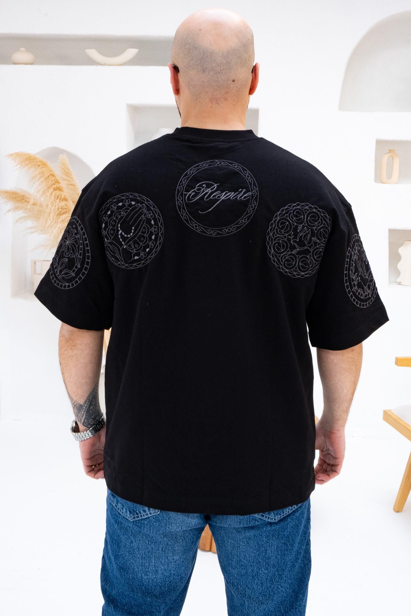 Nakış Detaylı Oversize T-Shirt (TSS49)