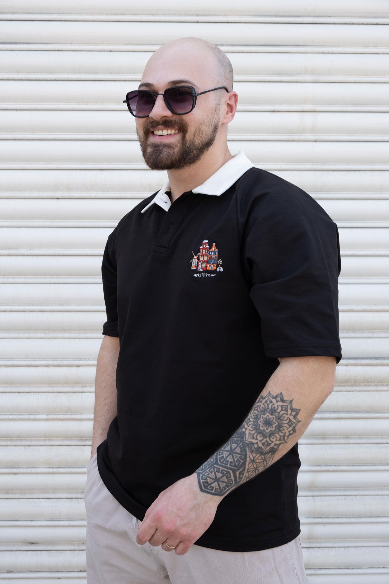 Nakış Detaylı Polo Yaka T-Shirt (TSS04)
