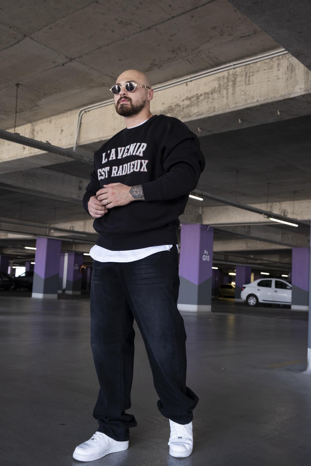 Nakış Detaylı Rahat Kalıp Sweatshirt (SVTS10)