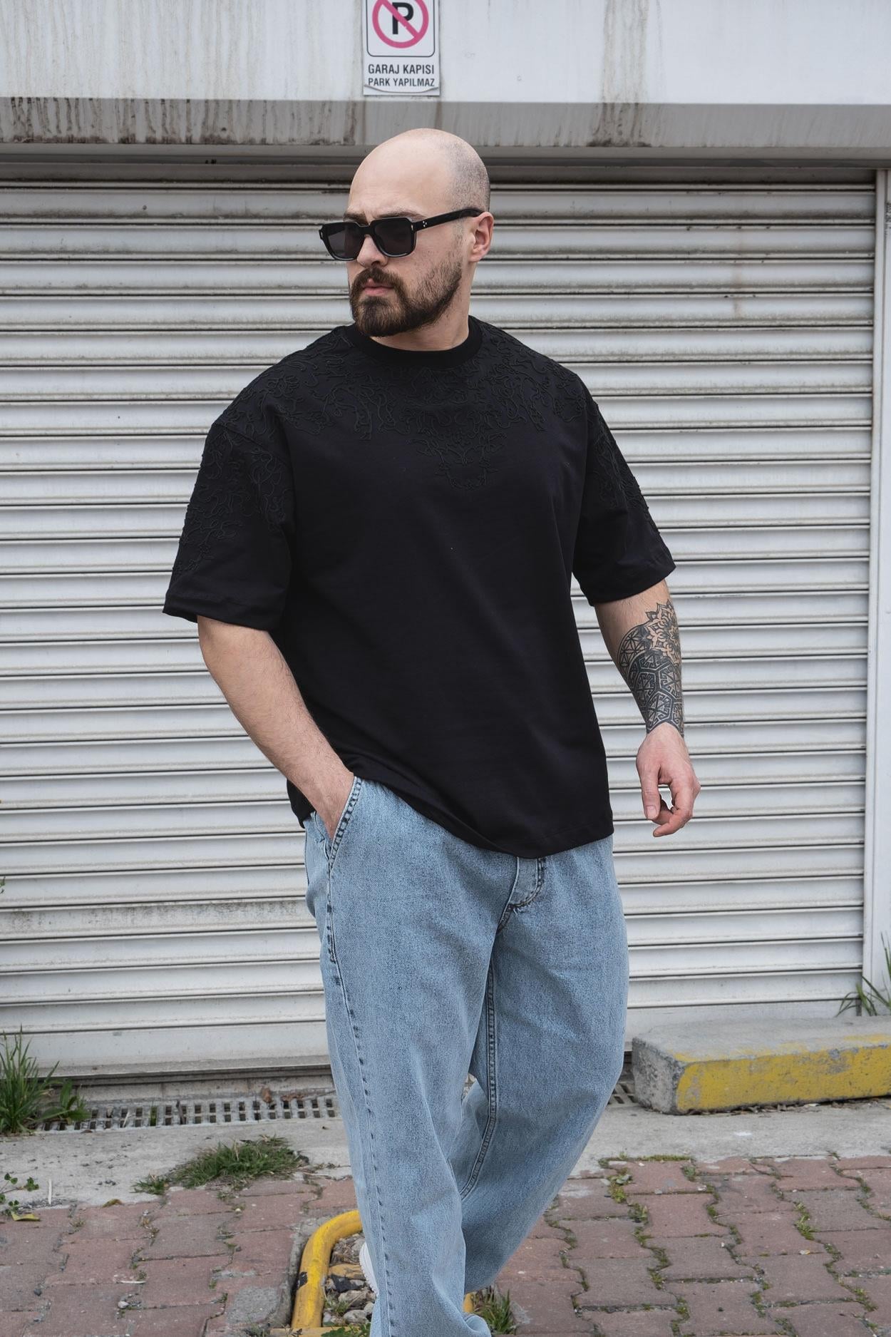 Nakışlı Oversize T-Shirt (TSS09)