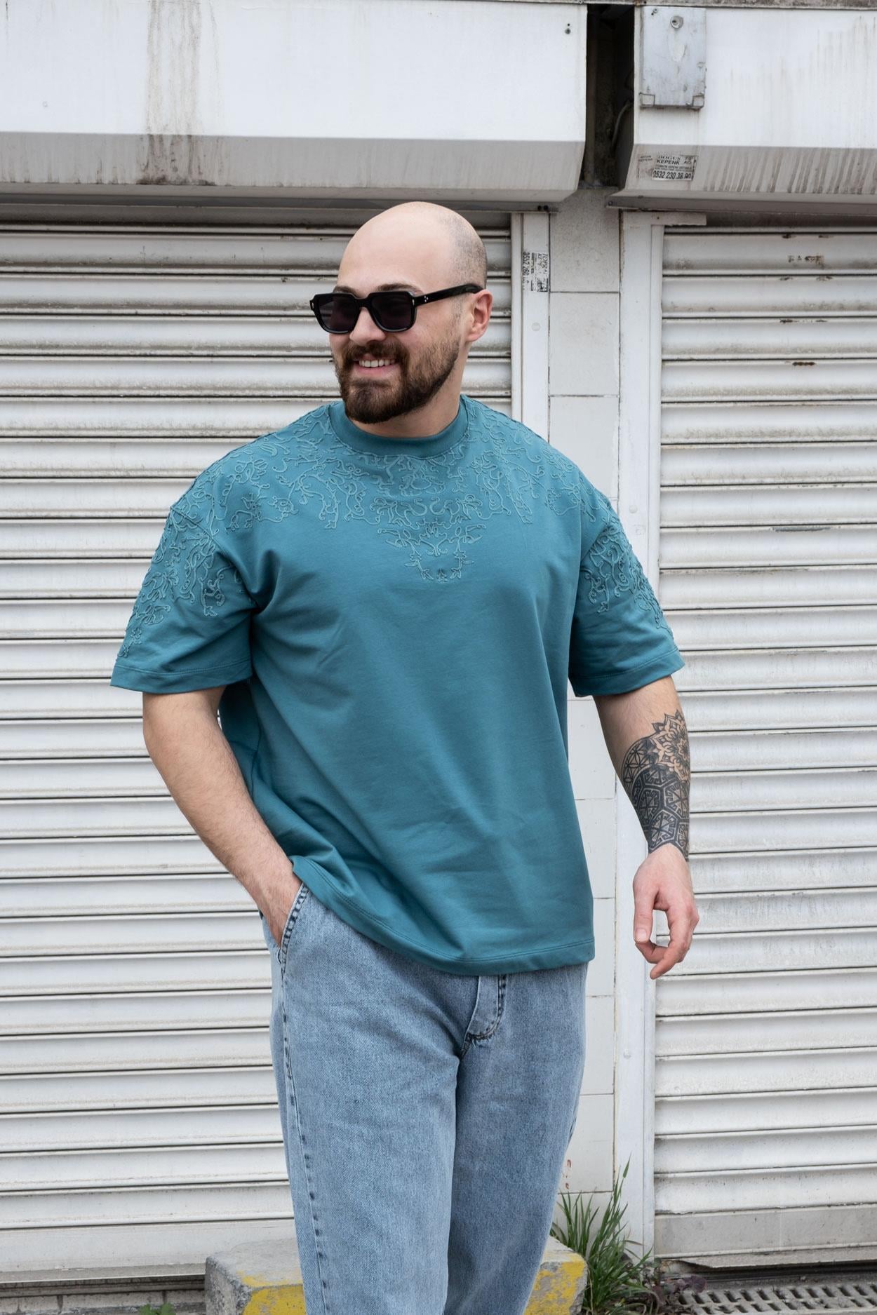 Nakışlı Oversize T-Shirt (TSY09)