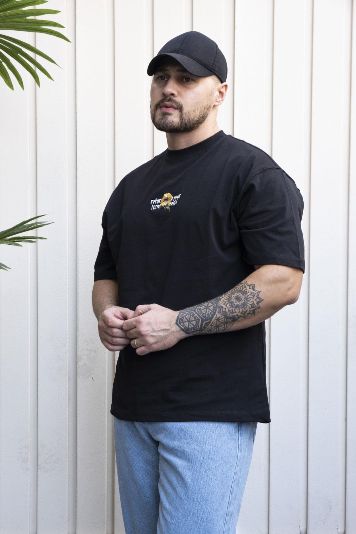 Nakışlı,Baskılı Oversize T-Shirt (YTS07)