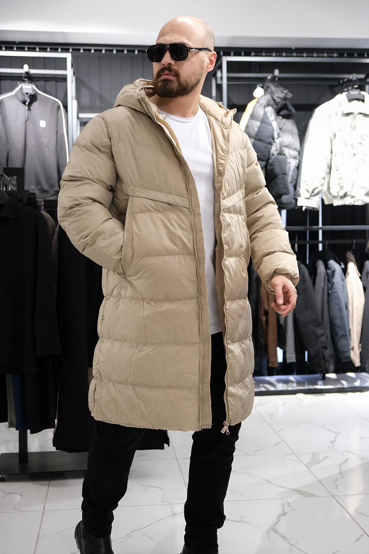 NK Model Uzun Şişme Mont (MRCK14)