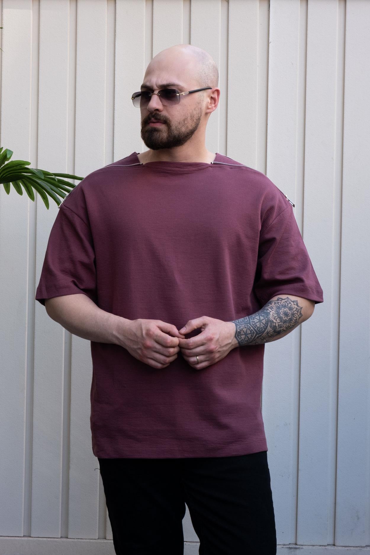 Omuz Detaylı Oversize T-Shirt (TSBO26)