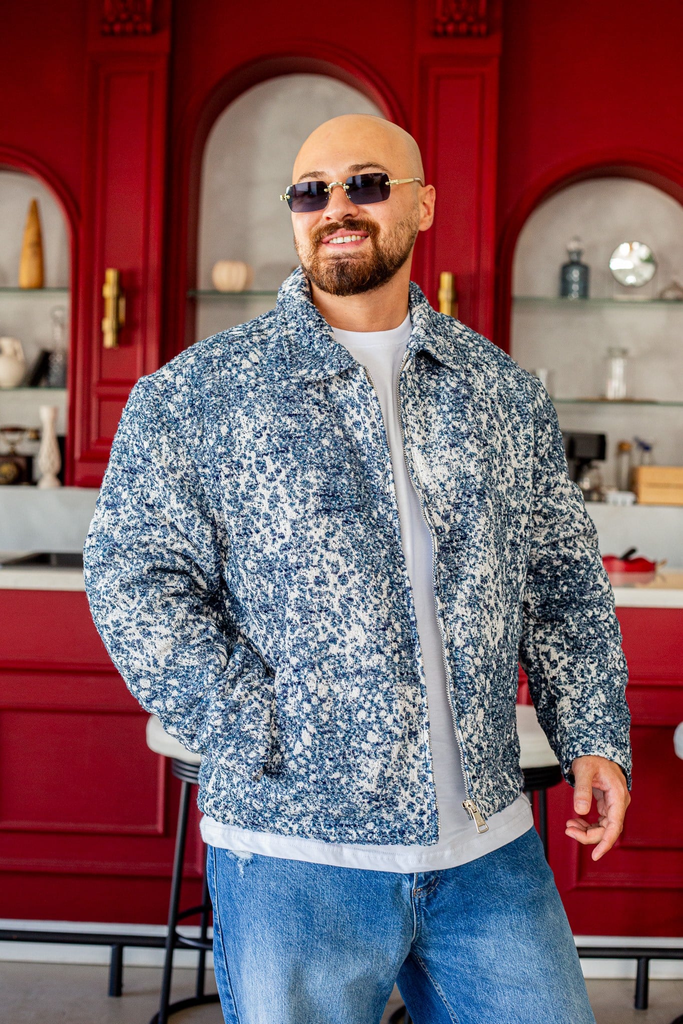 Oversize İçi Dolgulu Rahat Kesim Ceket (MEVM76)