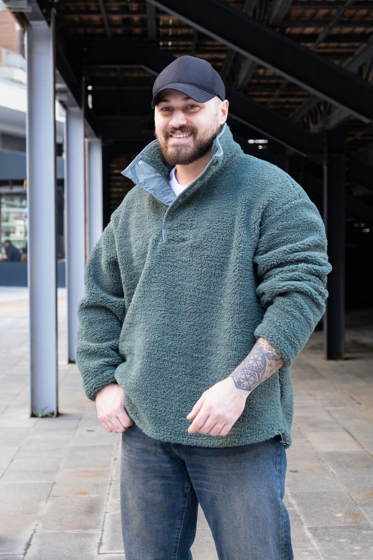 Oversize Peluş Sweatshirt (SVTY38)