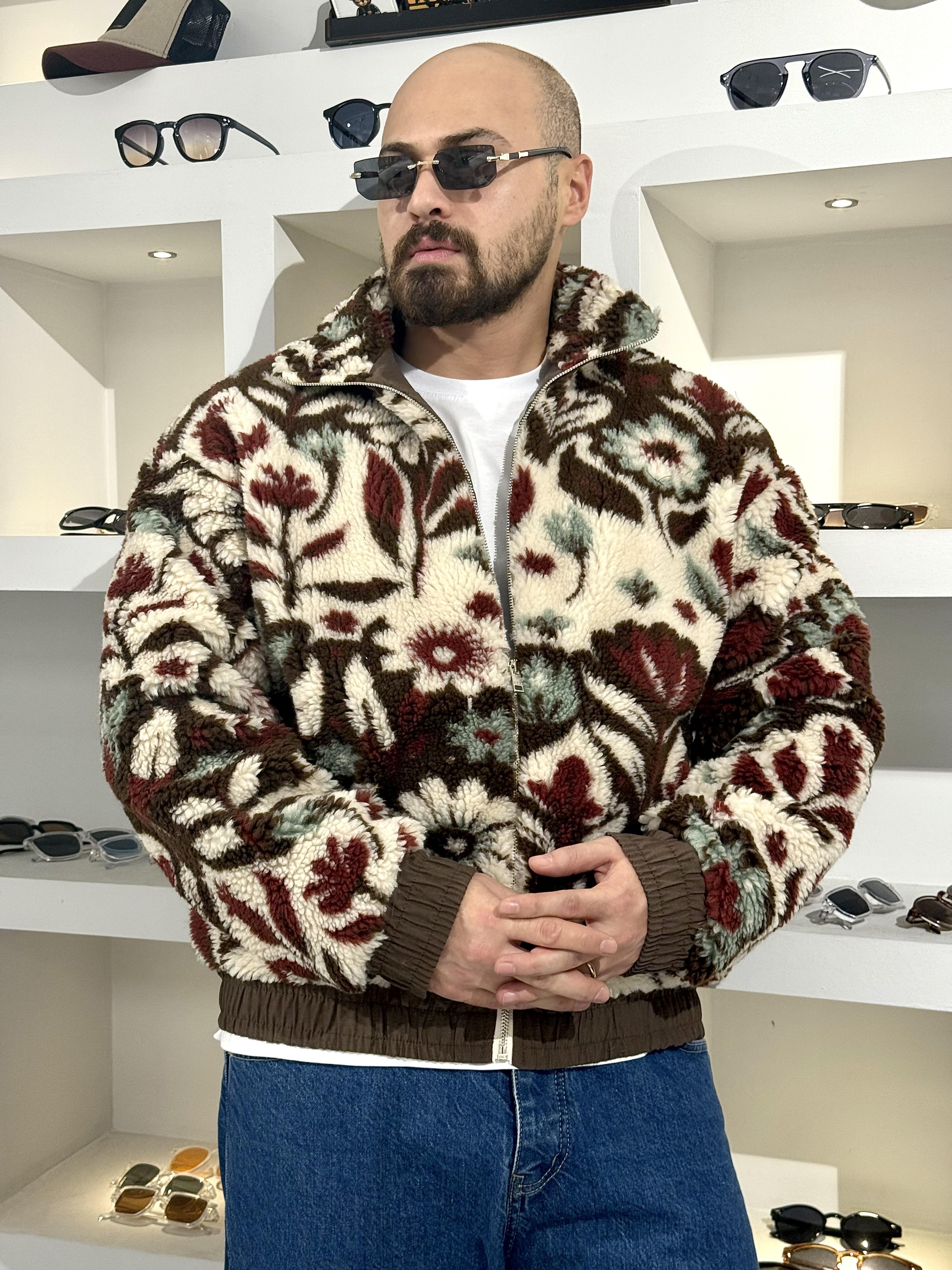 Oversize Retro Peluş Mont (MT51)