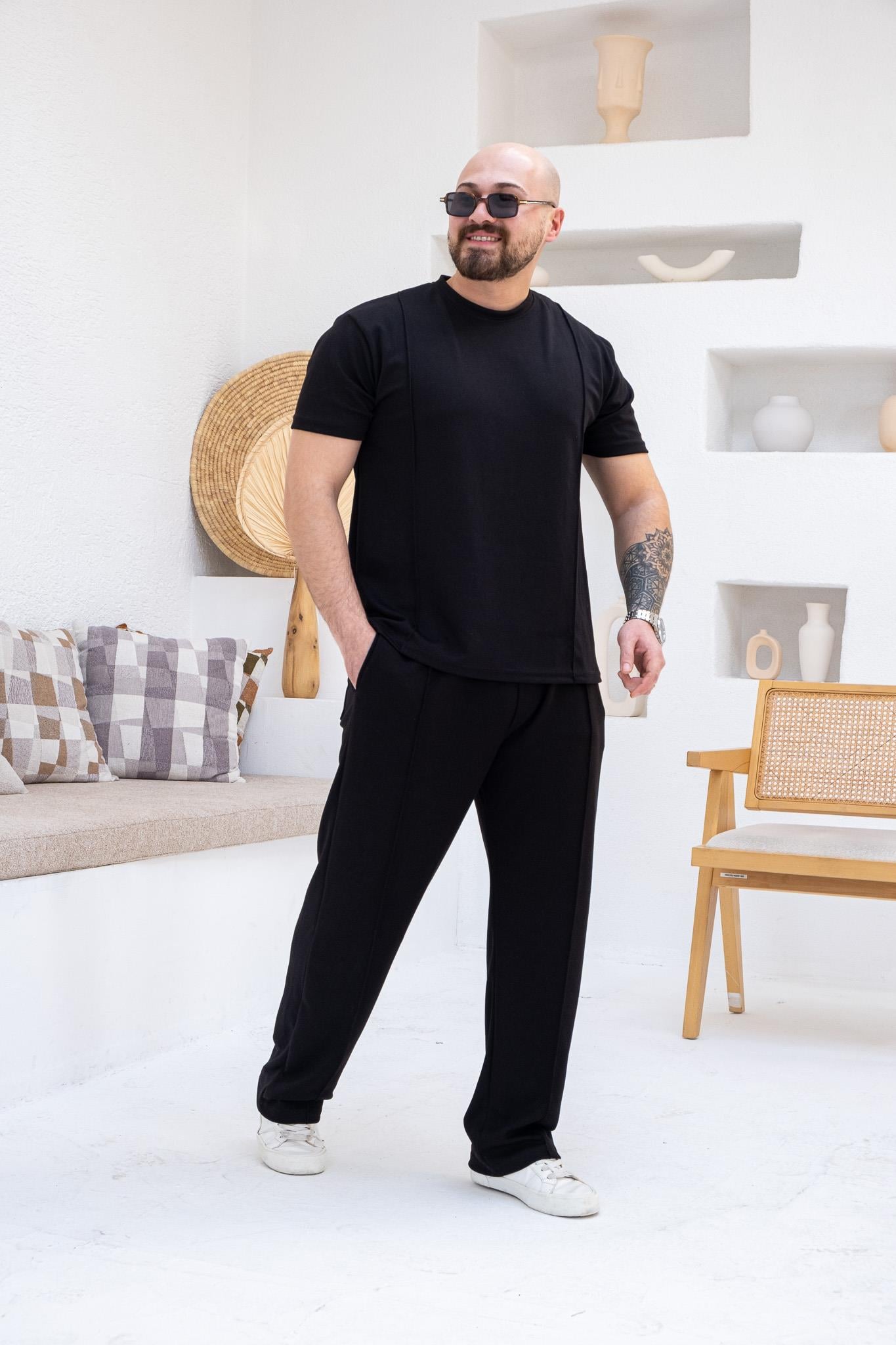 Oysho Kumaş Alt/Üst Rahat Kalıp Takım (TKS03) (Ön Sipariş 01.03.2026 Tarihli )