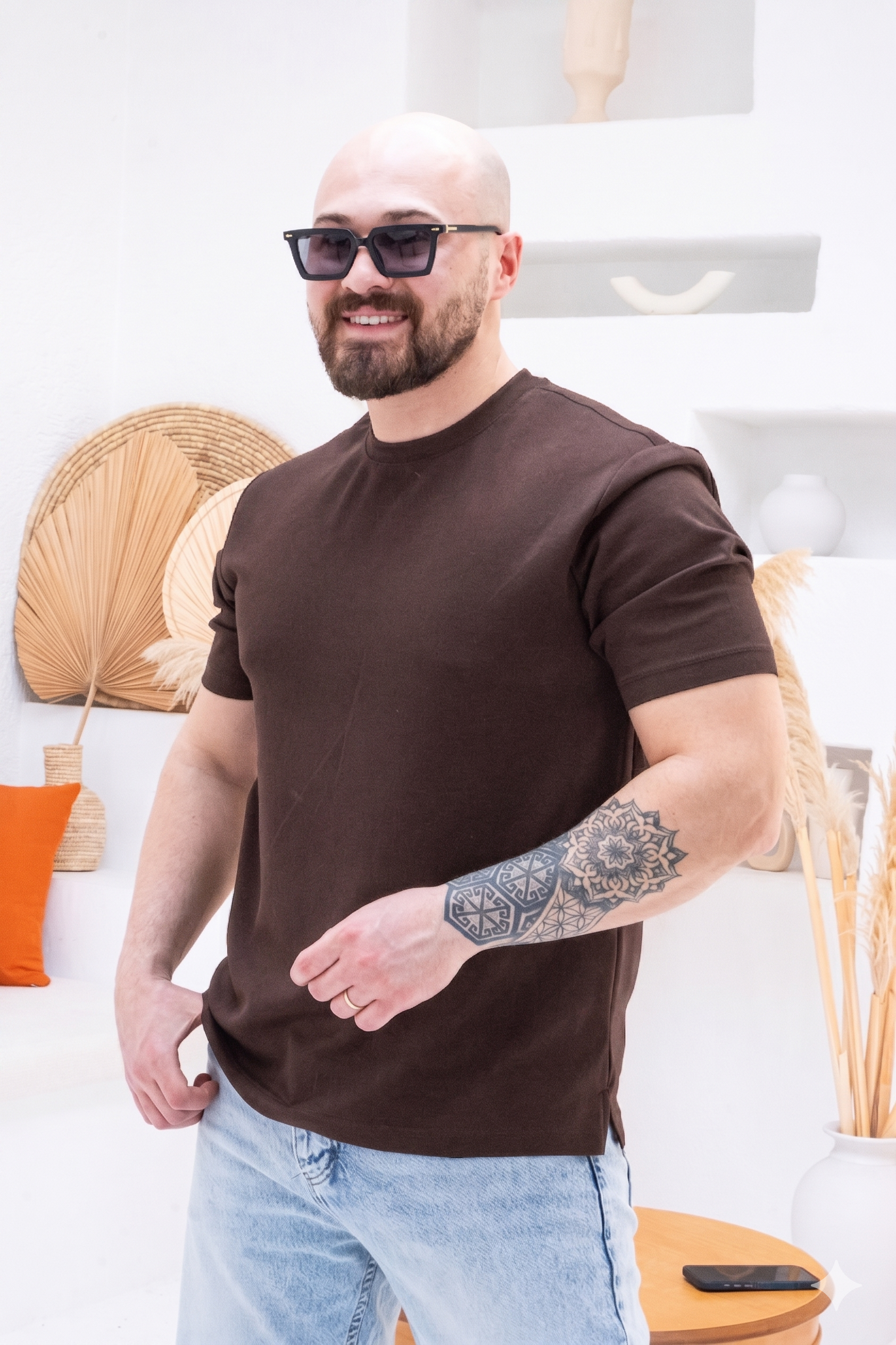 Oysho Kumaş Slim Fit  T-shirt (TSKA63)