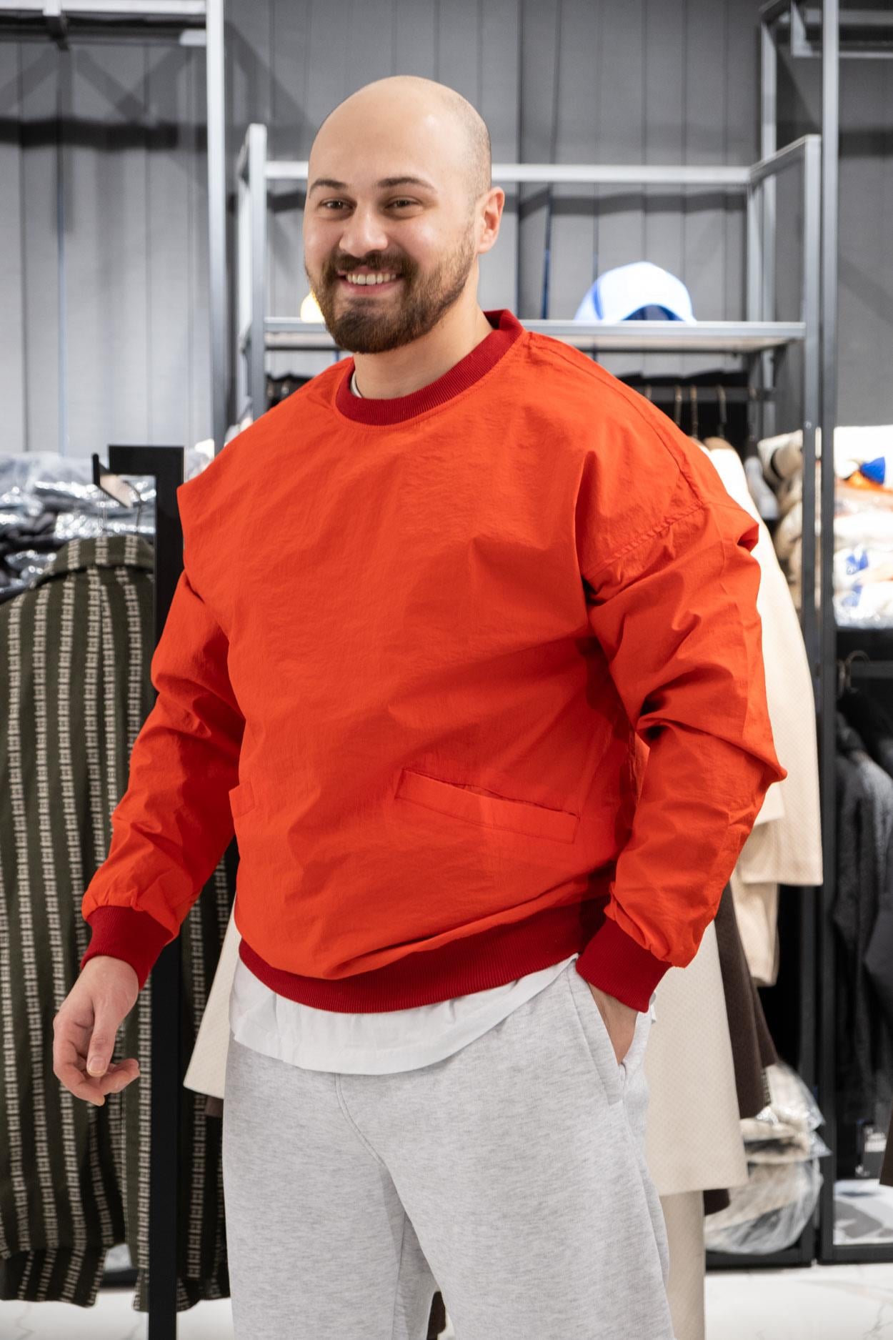 Paraşüt Kumaş Oversize Sweatshirt (K-SWTK16)