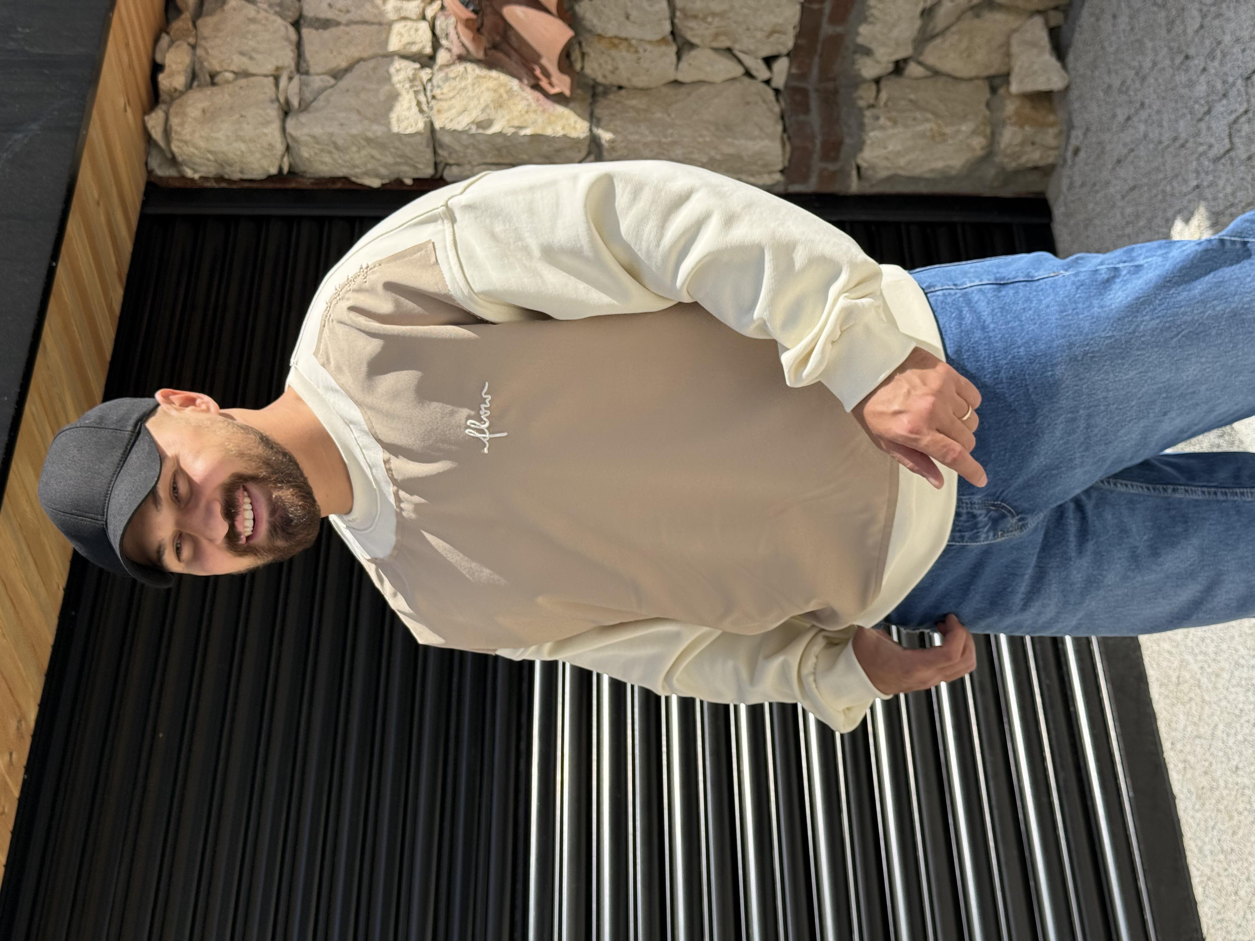 Parça Detaylı Üç İplik Sweatshirt (SVTKR51)