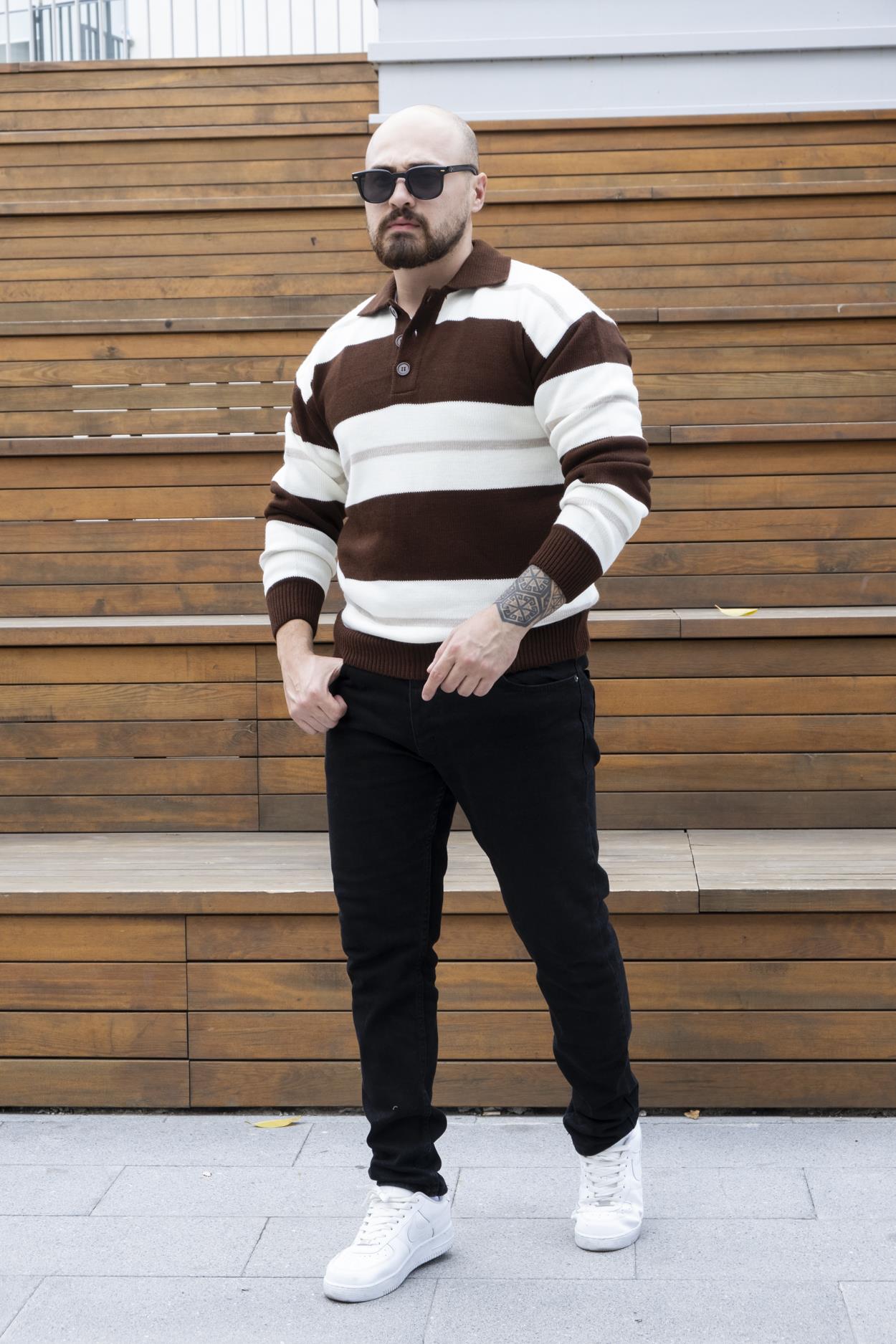 Polo Yaka Örme Kazak (SVTKA24)