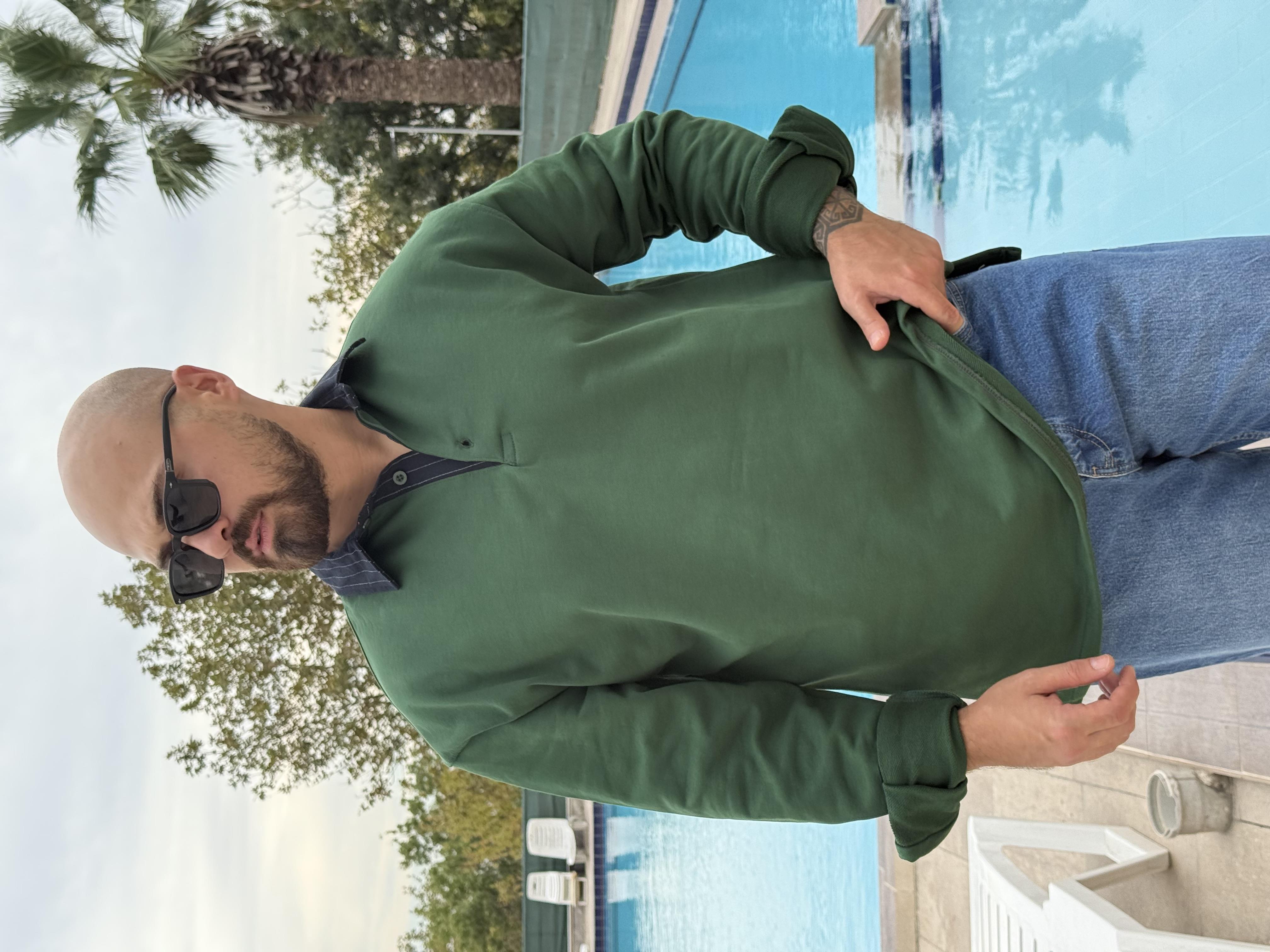 Polo Yaka Oversize Sweatshirt (SVTY45)