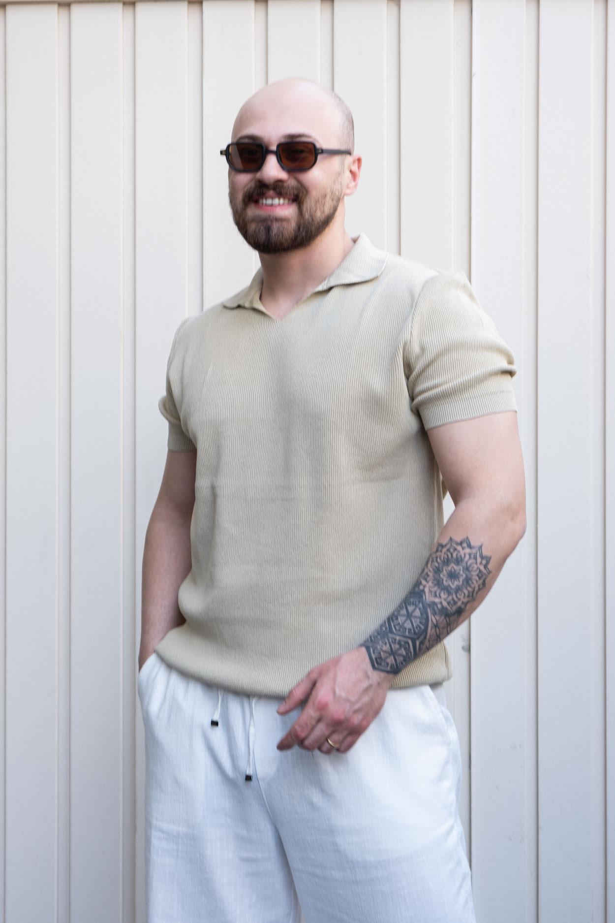 Polo Yaka Triko T-Shirt (TSKR27)