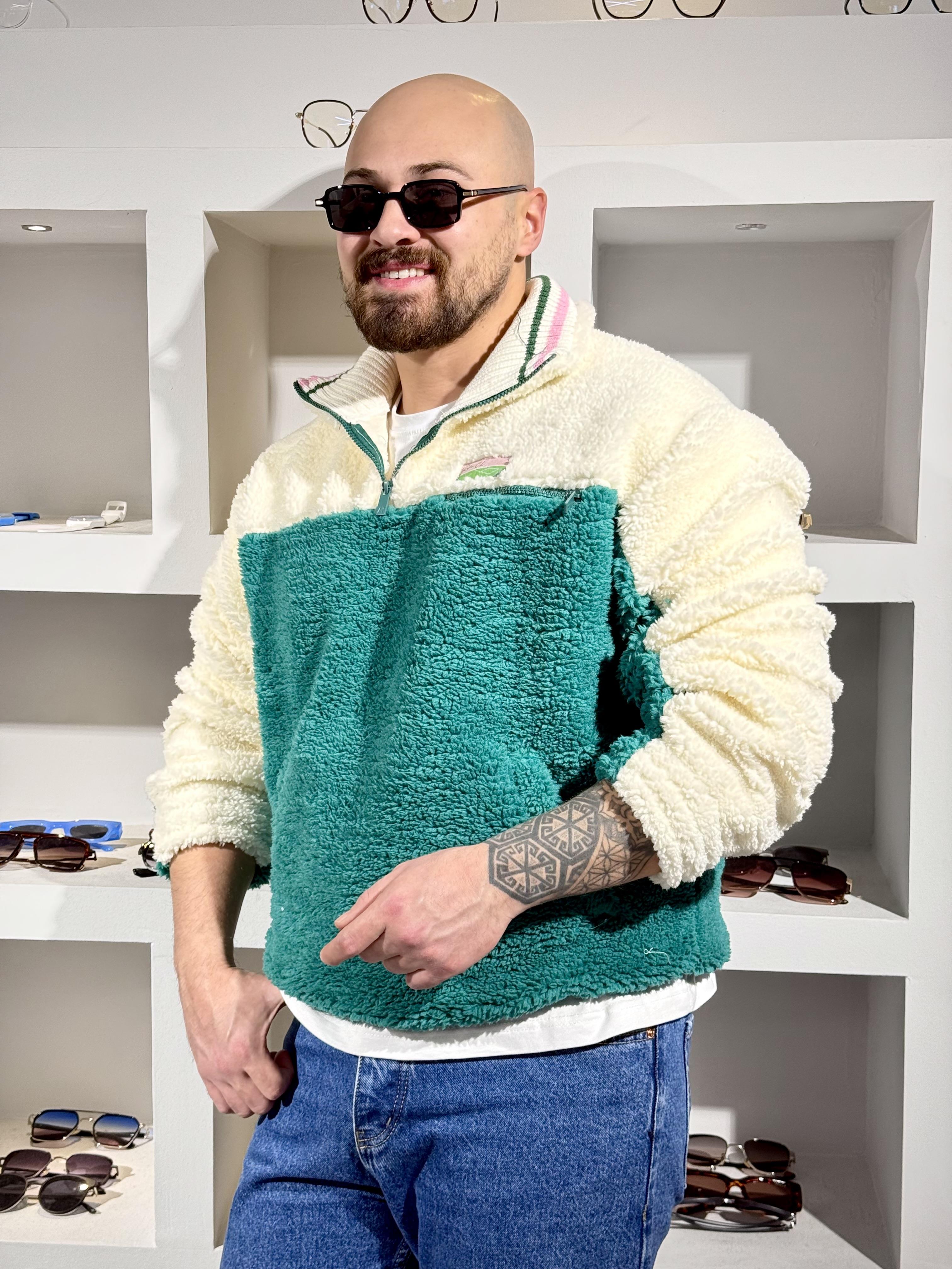 Polo Yaka Üç iplik Şardonlu Sweatshirt (SVTY90)