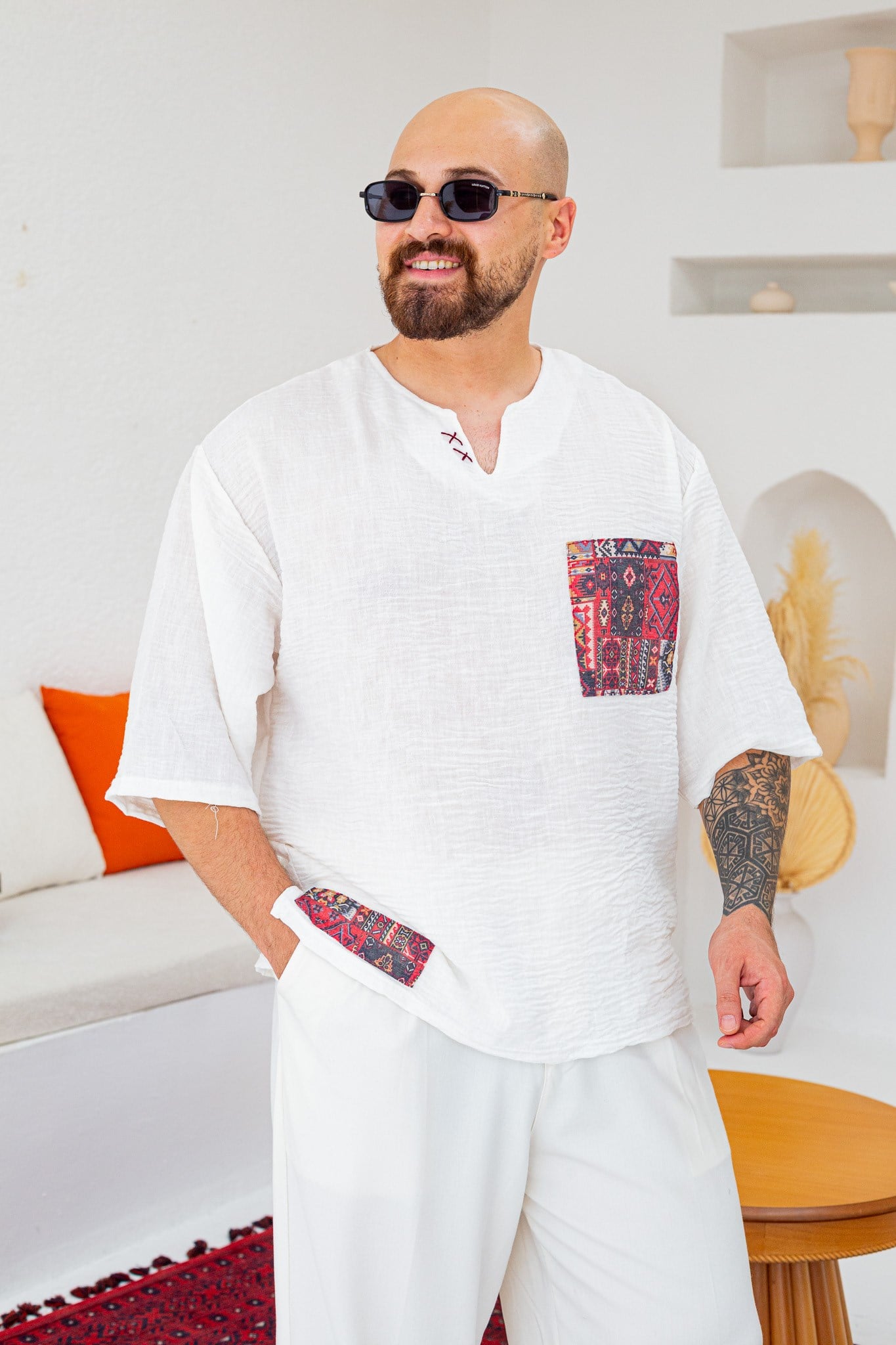 Rahat Kalıp Bohem T-Shirt (TSB105)