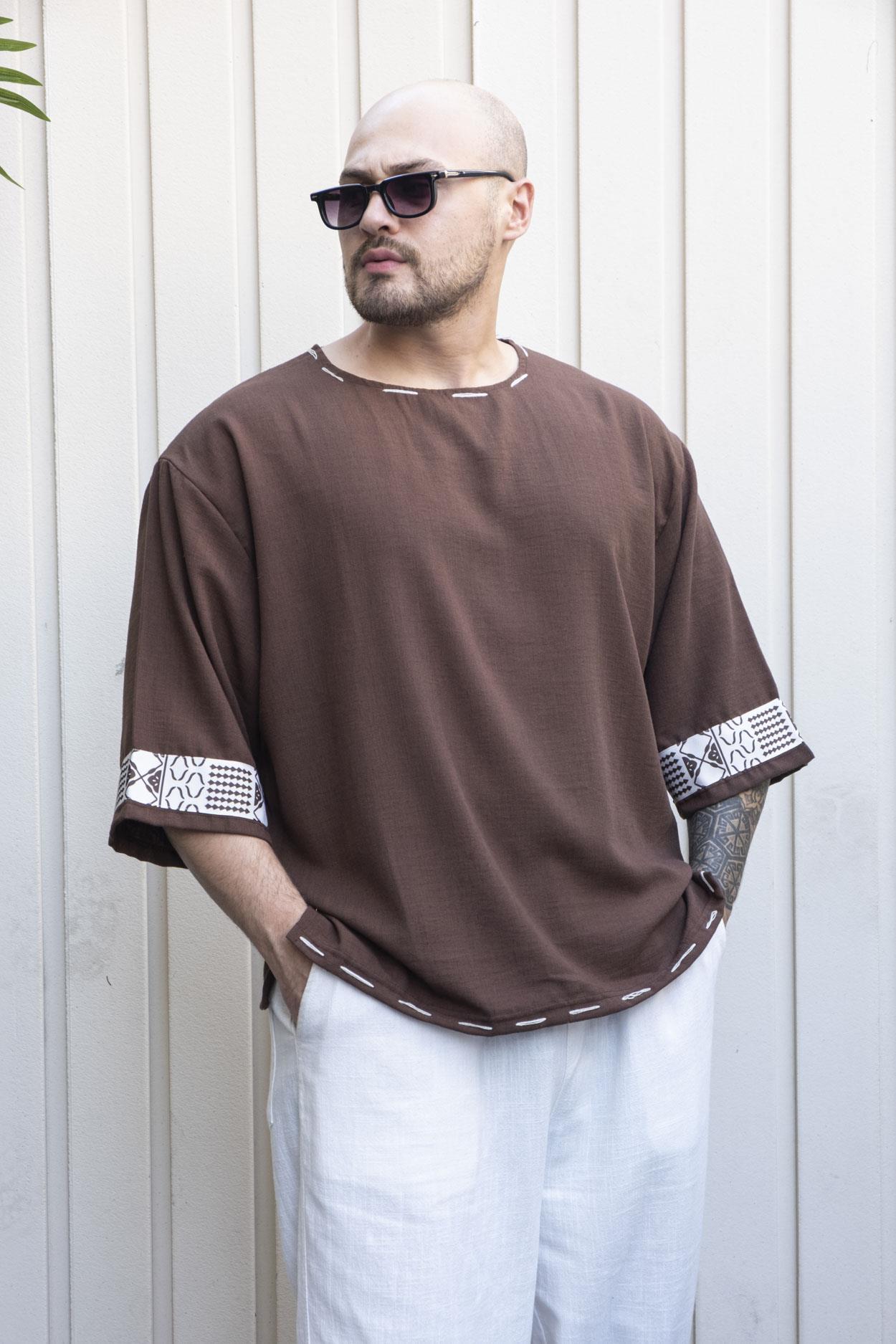 Rahat Kalıp Bohem T-Shirt (TSKA36)