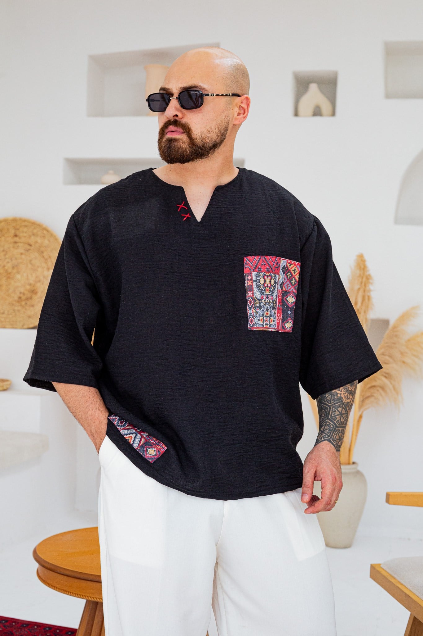 Rahat Kalıp Bohem T-Shirt (TSS105)